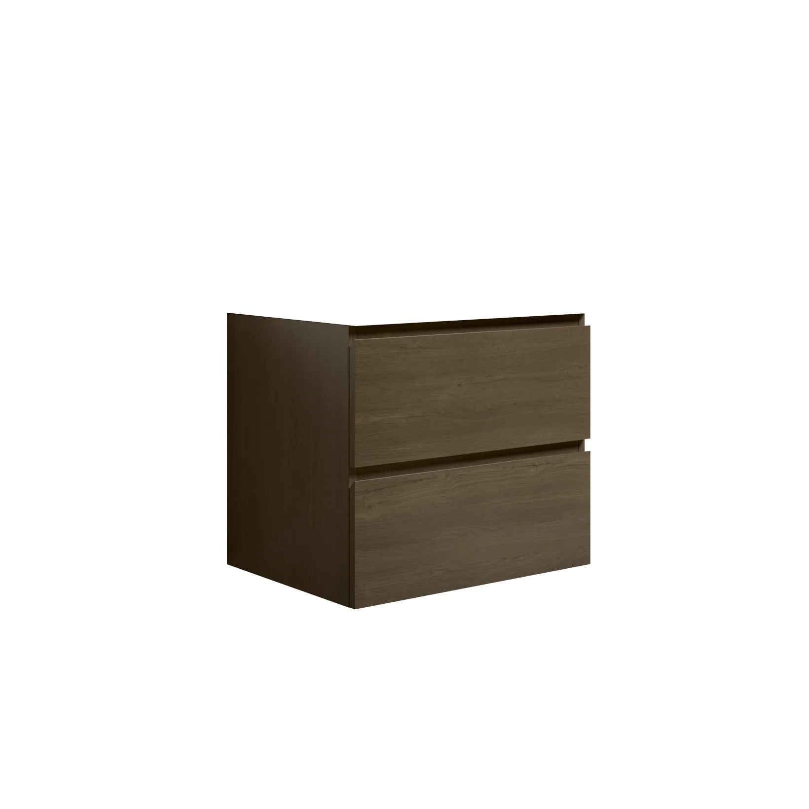 Wall Mount Bathroom Cabinet Without Basin, Gray Two-Drawer Storage Unit with Pre-Assembled Design for Space-Saving Modern Bathrooms - Image 11