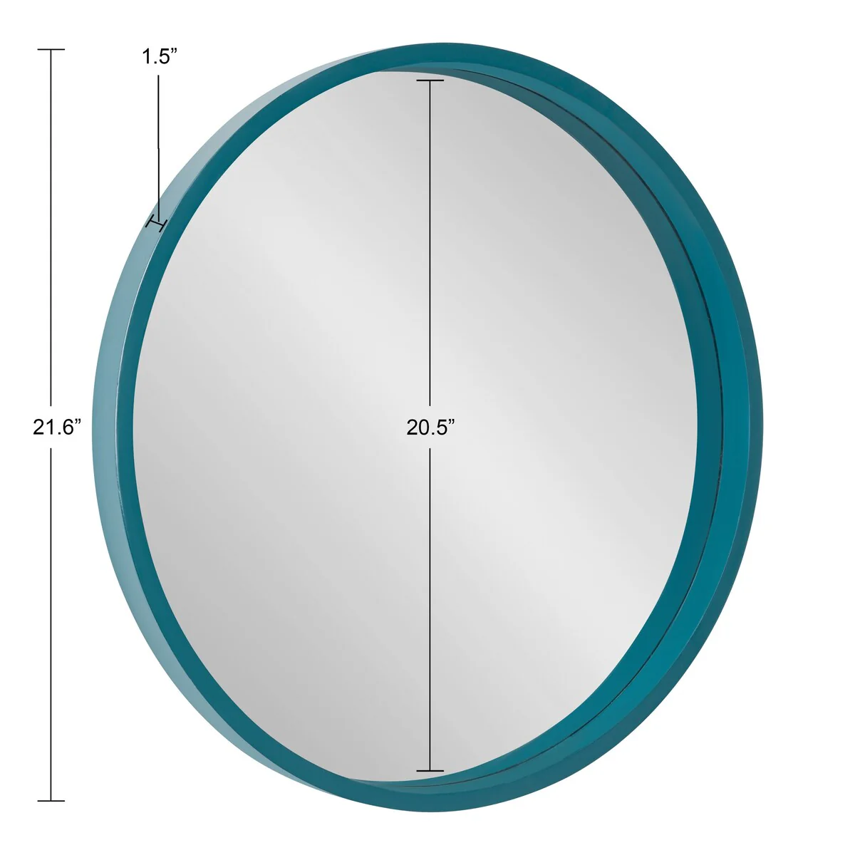 Round Wood Accent Wall Mirror, Modern Decorative Wooden Frame Mirror for Living Room, Bedroom and Entryway - Image 64