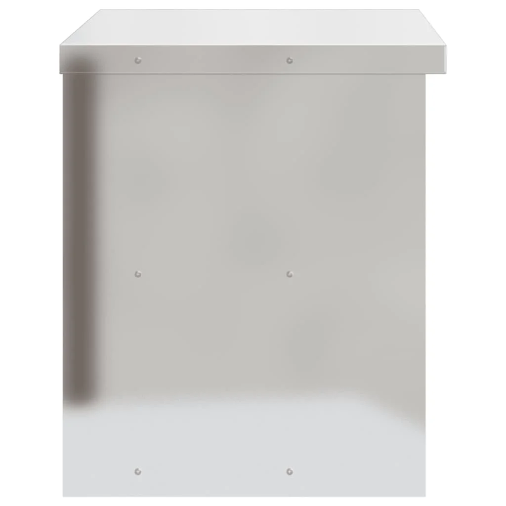 vidaXL Kitchen Wall Cabinet with Shelf Storage Restaurant Stainless Steel - Image 35