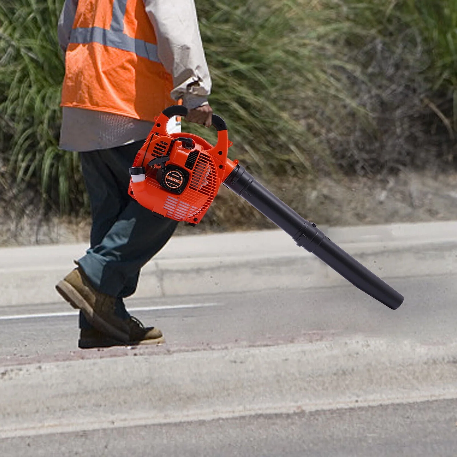 Leaf Blower 25.4CC 2-Stroke Commercial Gas Powered Grass Lawn Yard Dust Blowing Cleaning Tool Handheld - Image 2