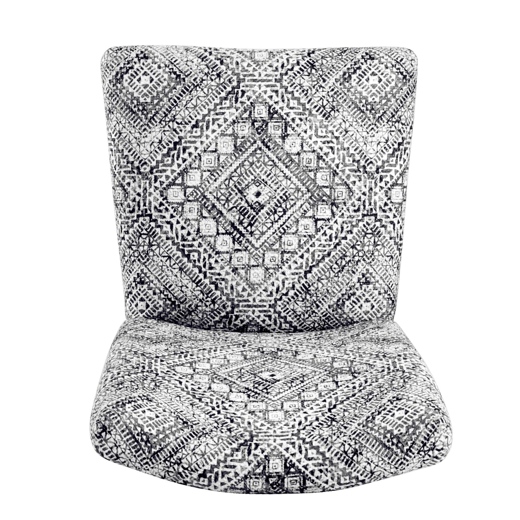 Set of 2 Upholstered Medallion Dining Chairs, Comfortable Parsons Style Chairs for Kitchen and Dining Room - Image 14