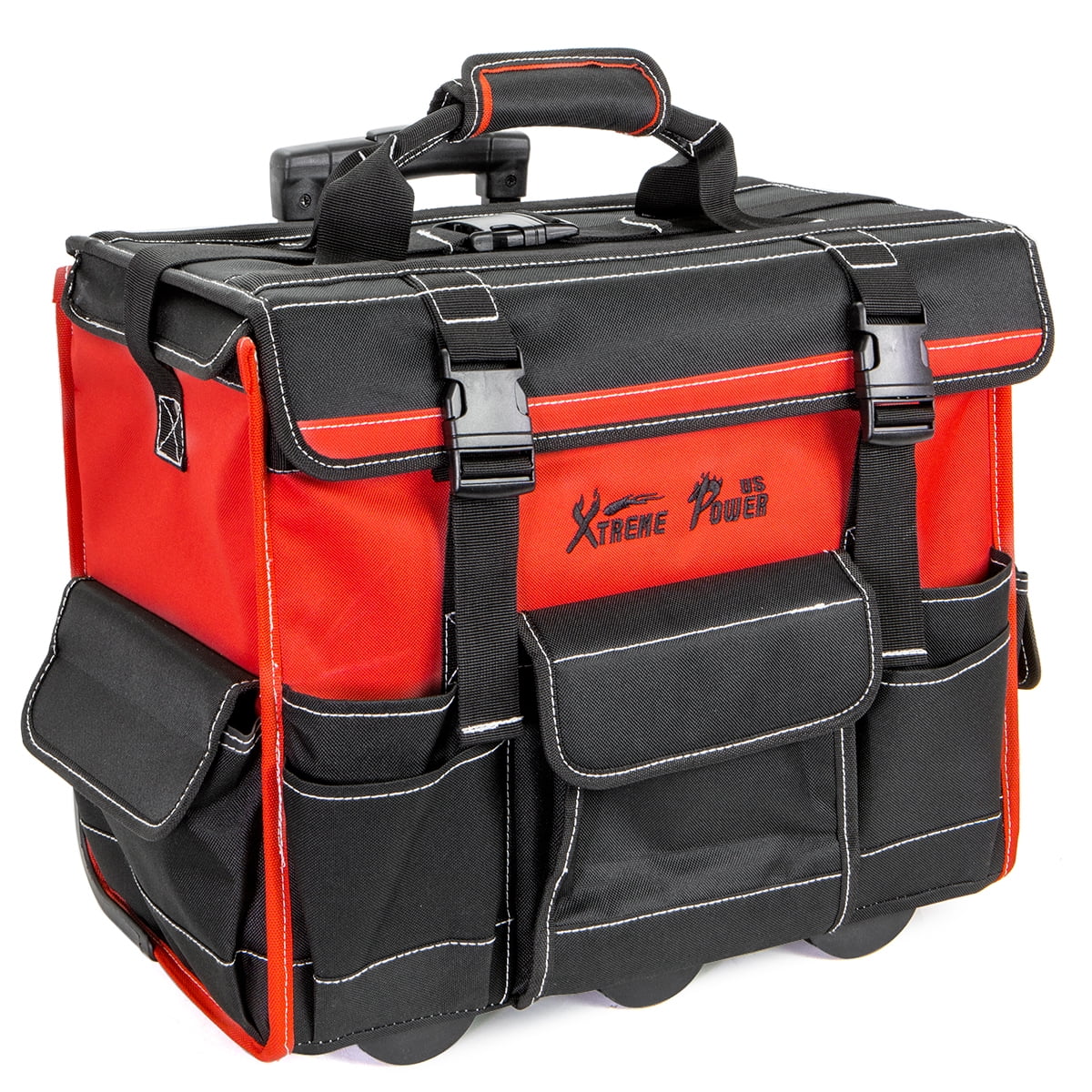 Stark USA 20'' Rolling Tool Bag, Waterproof Tool Bag with Wheels, Portable Storage Organizer Rolling Tool Tote, for Electrician, Construction - Image 14