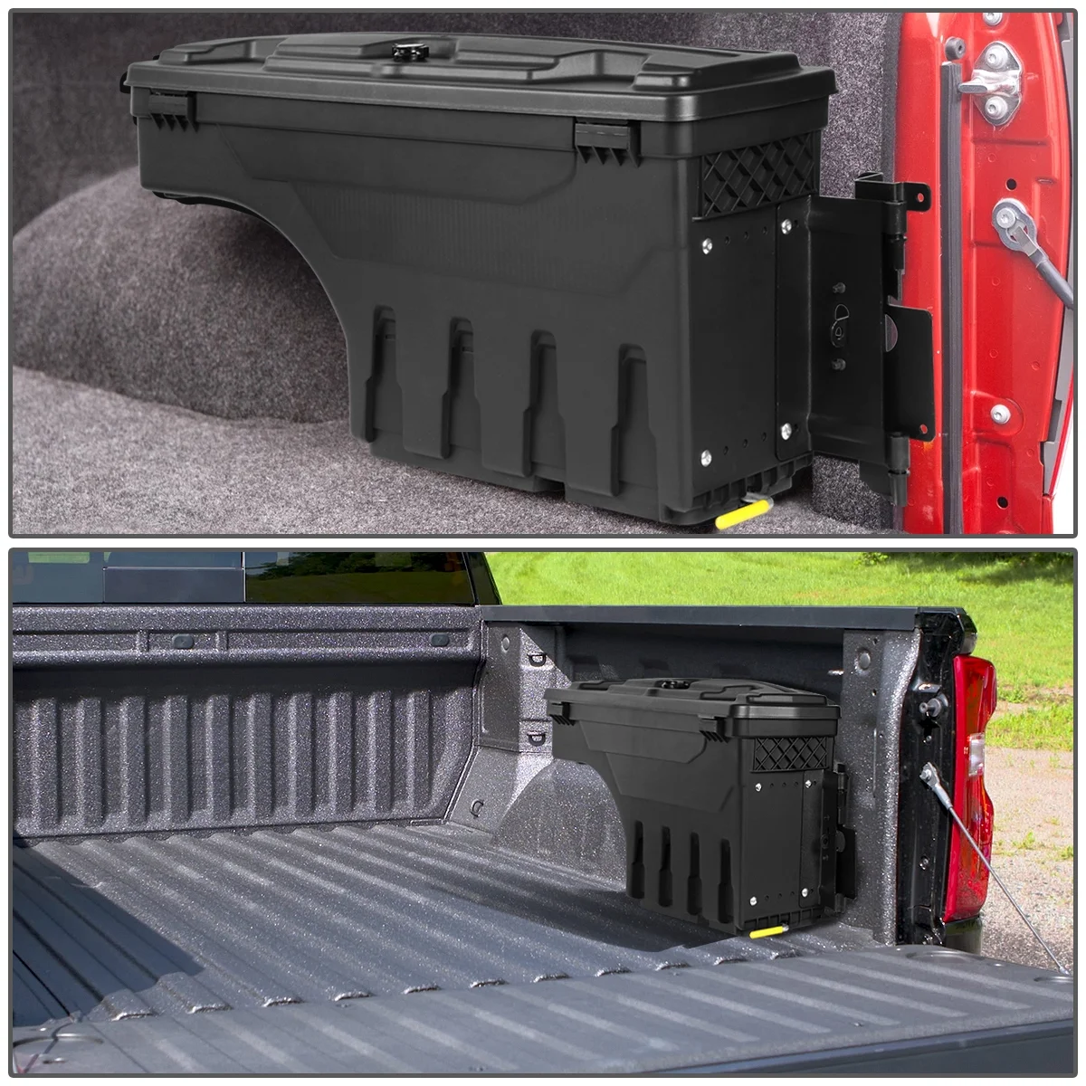 DNA Motoring ZTL-Y-0124 For 2007 to 2019 Chevrolet Silverado GMC Sierra Right Side Truck Bed Wheel Well Storage Case Tool Box 08 09 10 11 12 13 14 15 - Image 6