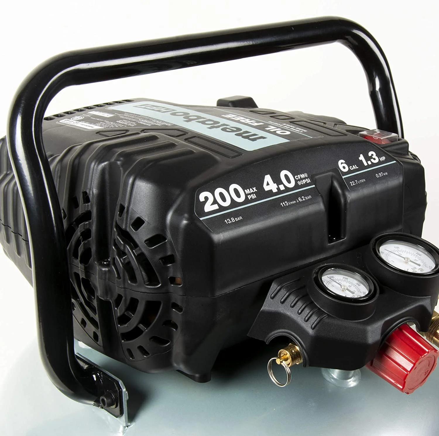 Metabo HPT EC914S THE TANK 200 PSI Pancake Air Compressor 6 gal - Image 5