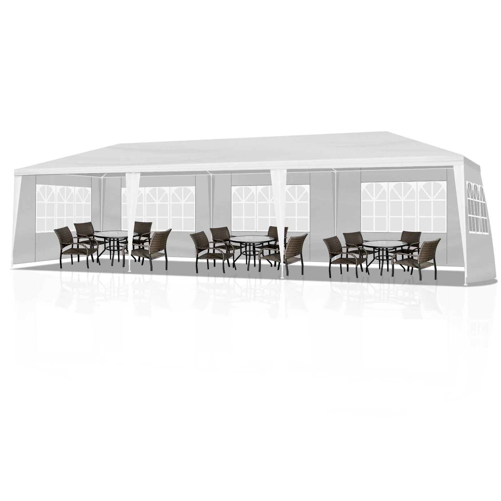 Veado 10'x30' Party Wedding Outdoor Patio Tent Canopy Heavy Duty Gazebo Pavilion - Image 3