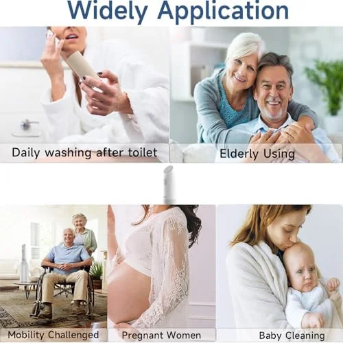 Portable Bidet|High Pressure Travel Bidets Electric Portable Bidet for Women Men Hygiene Cleaning | Soothing Postpartum Care | Hemorrhoid Perineal Care| Travel Bidets Portable - Image 9