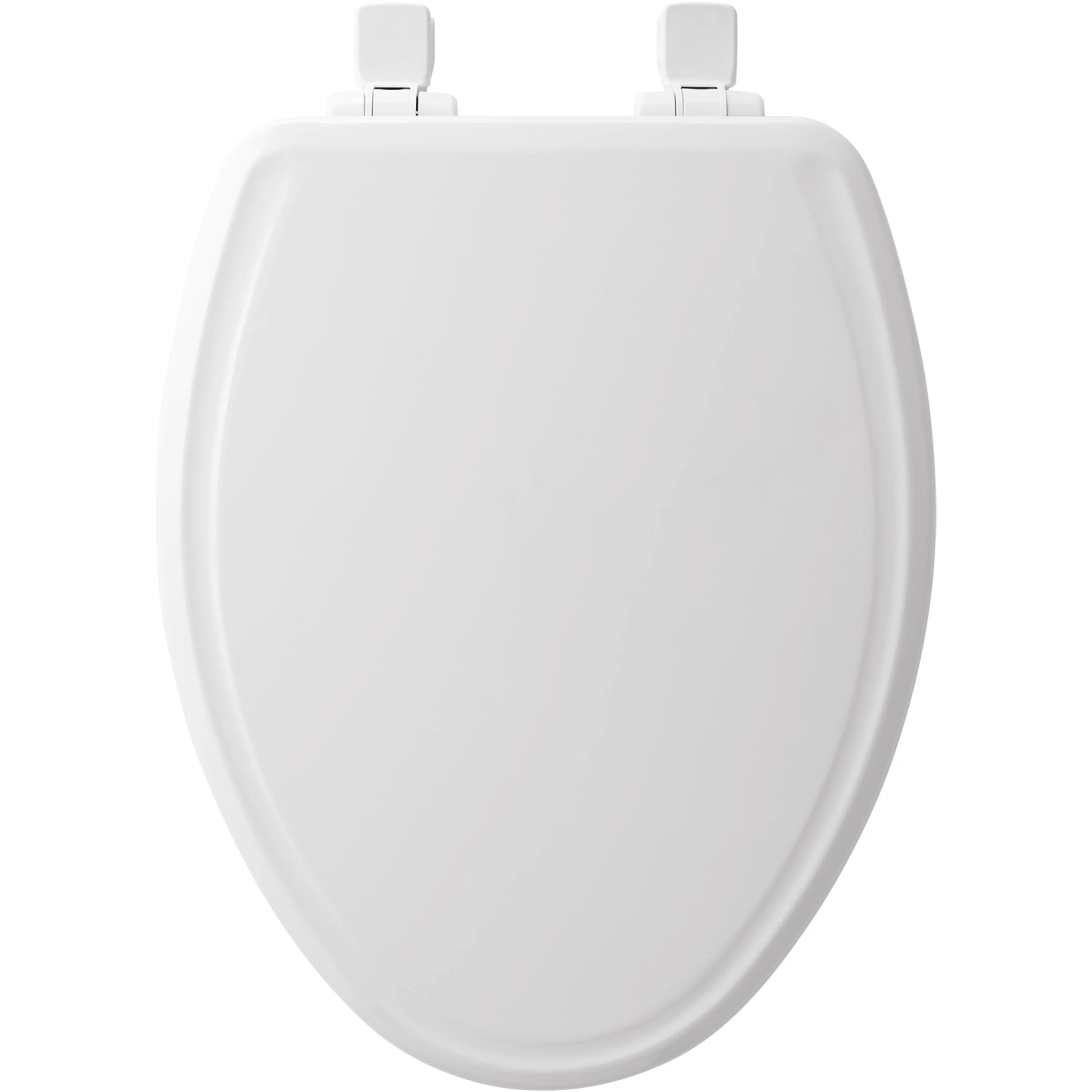 Mayfair Marion Slow Close Elongated Enameled Wood Toilet Seat in White Adjustable, Never Looosens and Removes for Easy Cleaning - Image 2