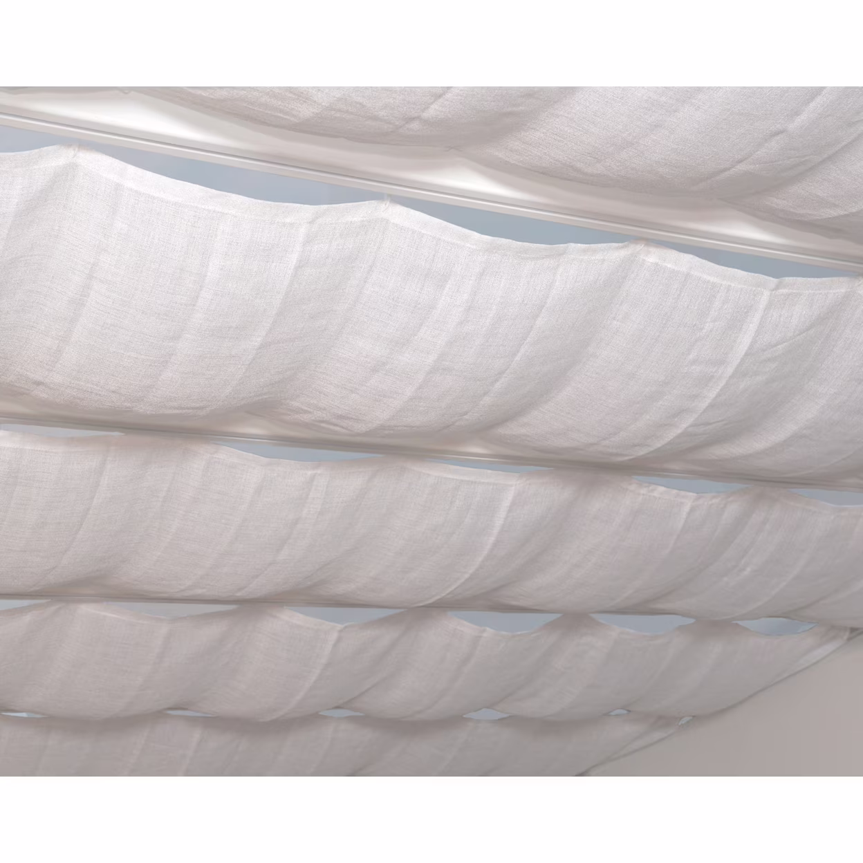 Palram - Canopia Patio Cover Blinds 10' x 10' - White for Feria 10', Olympia, Sierra 10' and Sanremo 10' - Image 2