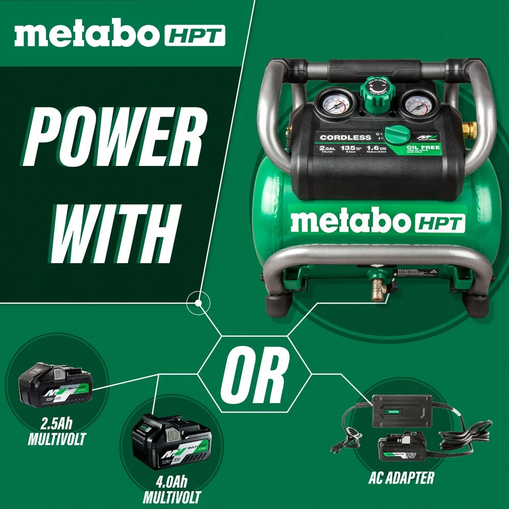 MultiVolt 36V 2 Gallon Cordless Air Compressor (Tool Only) - Image 3