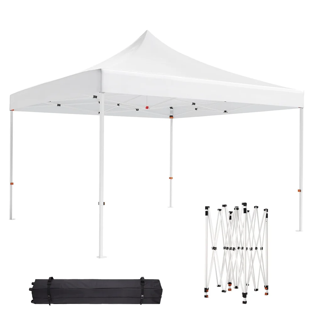 10 x 10 FT Pop Up Canopy, Heavy Duty Instant Tent with Wheeled Carry Bag, All Season Commercial Sun Shelter, Portable Canopy Shelter for Patio, Backyard, Bench, Garden - Image 15