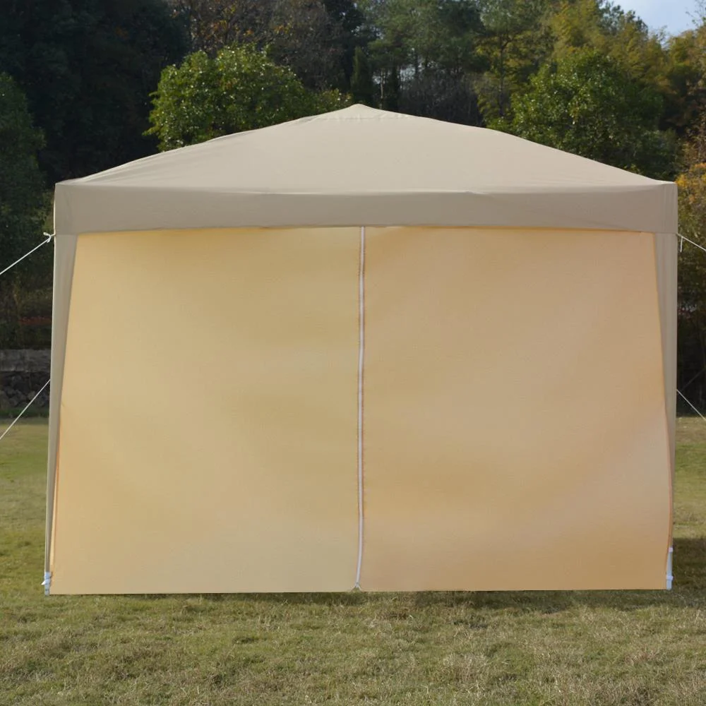 SalonMore Ez Pop Up Canopy Tent Outdoor Folding Patio Gazebo Shade 10'x10' Yellow - Image 4