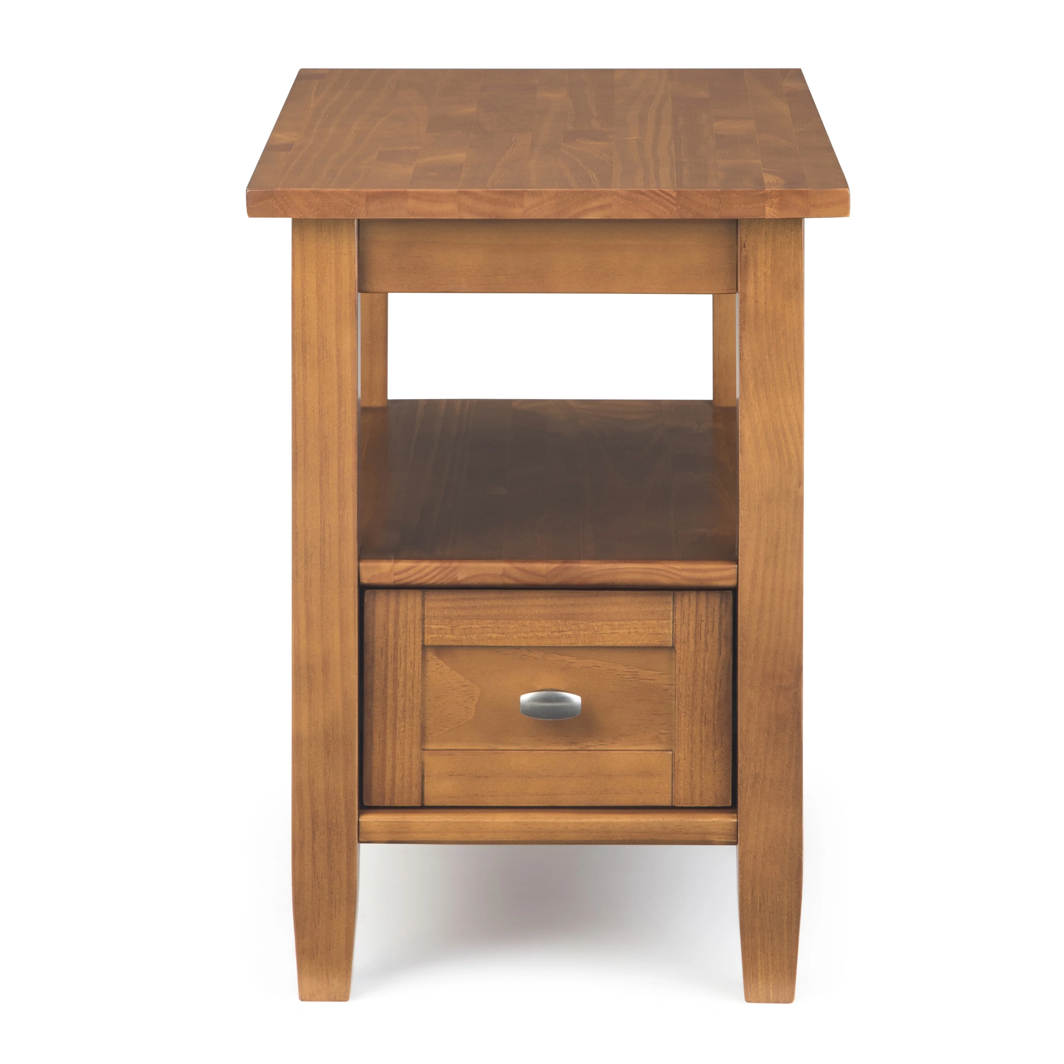 14" Wide Solid Wood Narrow Side Table, Rectangle Transitional Style Accent Table - Image 56