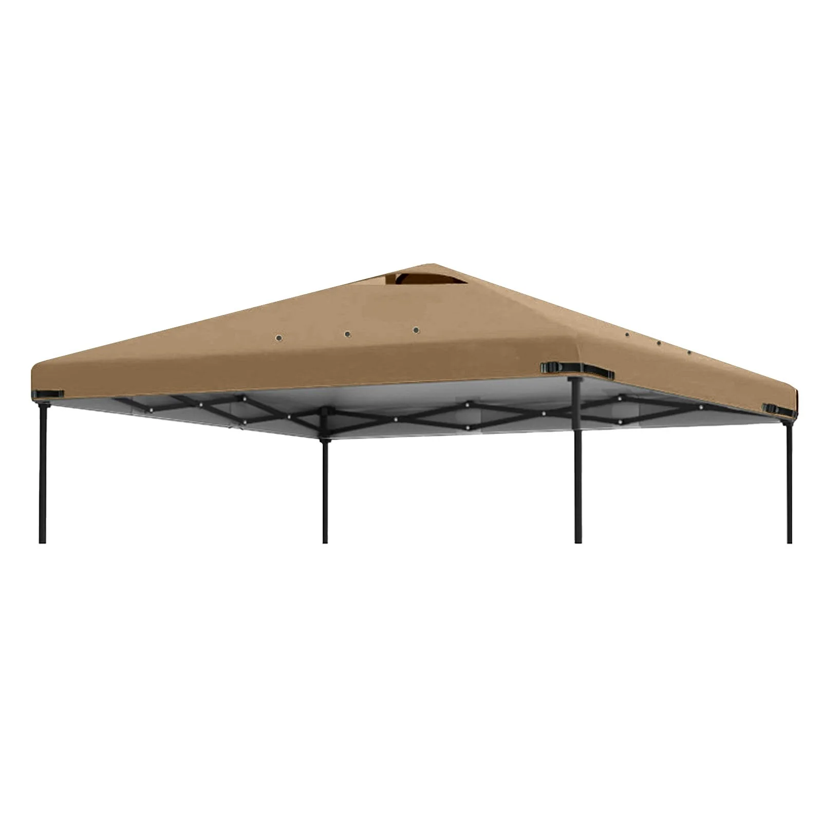 Home Decor 2Pcs 10X10Ft Replacement Cover Tier Gazebo Roof Sunshade Outdoor Cover Sunshade Patio Pavilion Protective Cover - Image 13