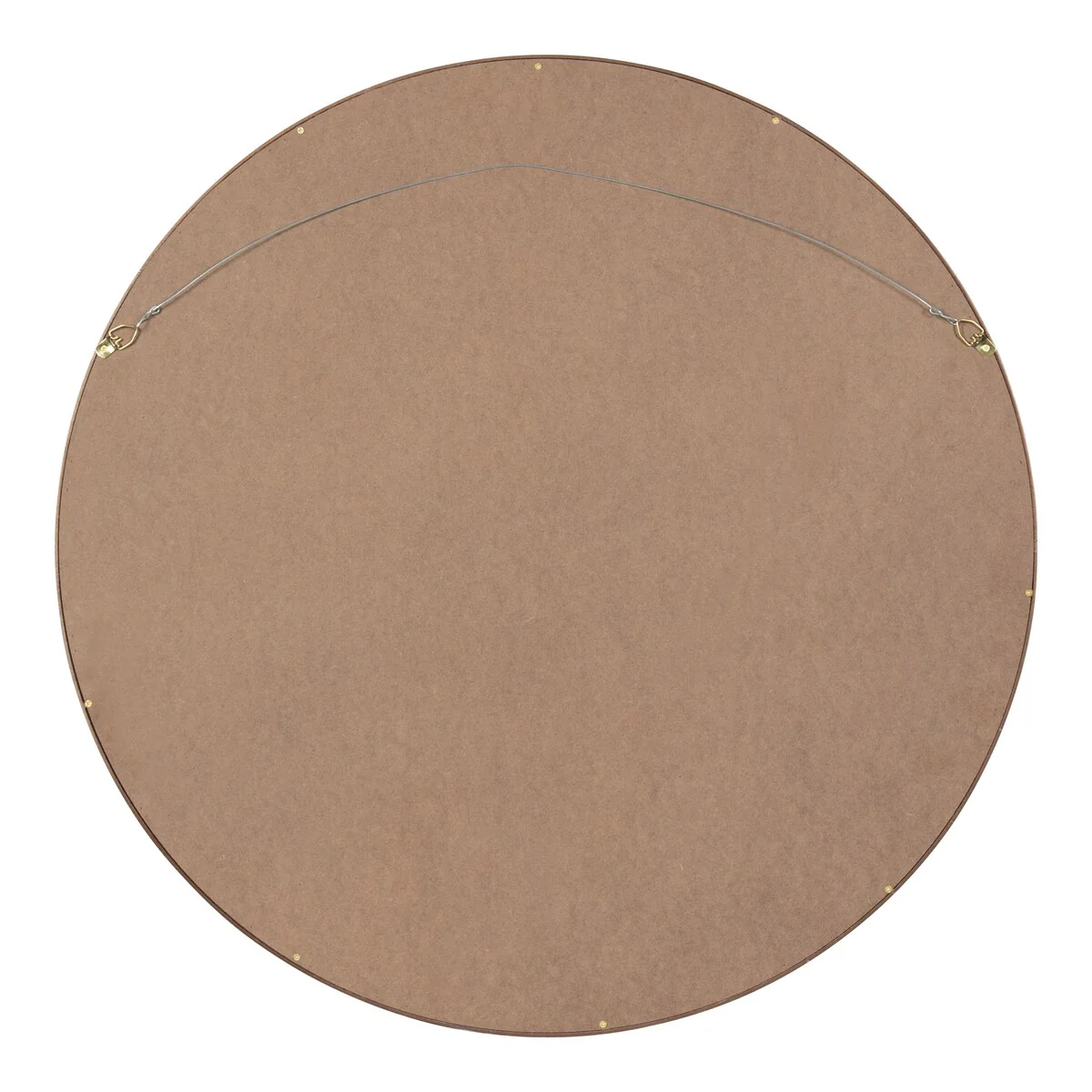 Round Wood Accent Wall Mirror, Modern Decorative Wooden Frame Mirror for Living Room, Bedroom and Entryway - Image 43