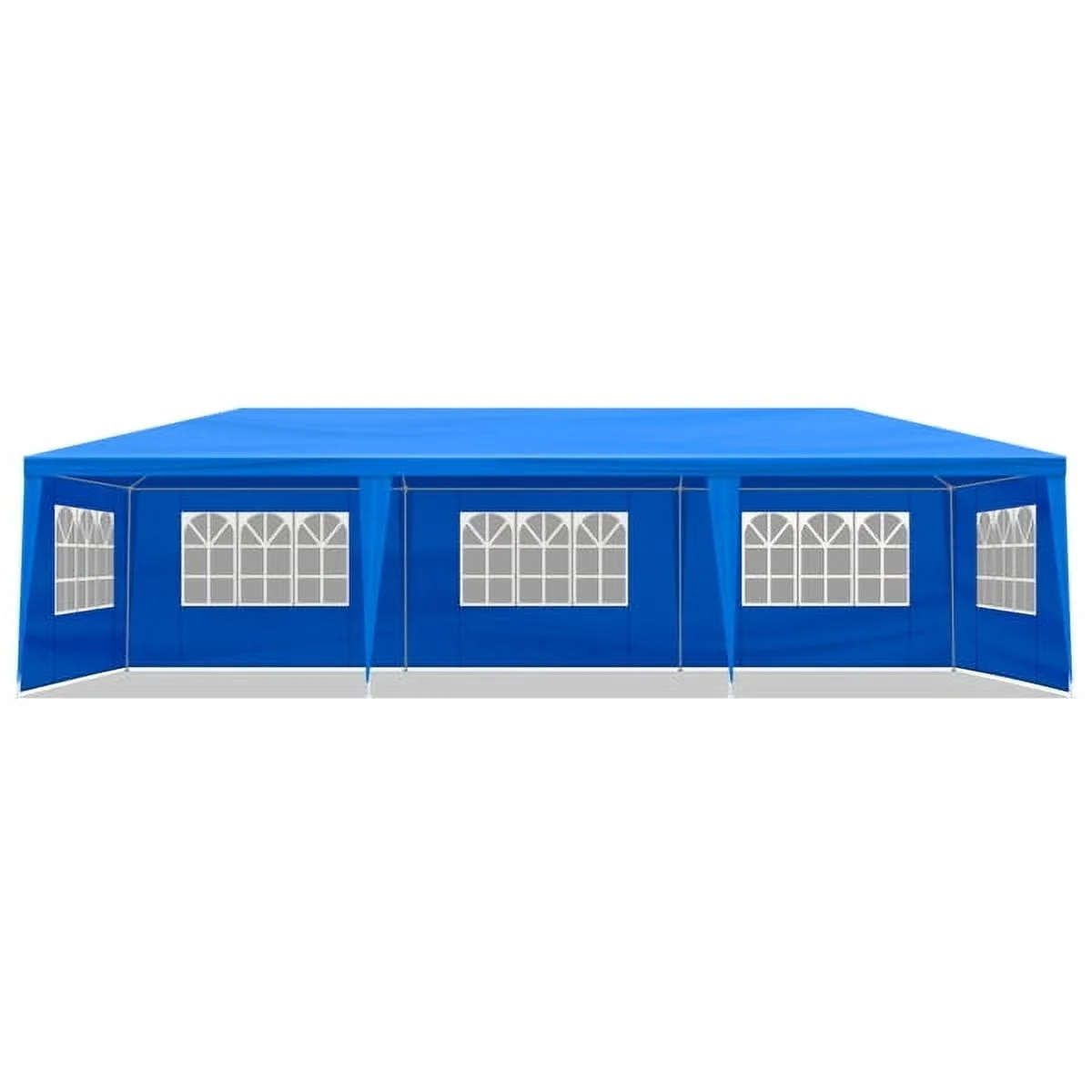 ALFRESCO 10'x30' Waterproof Outdoor Party Tent with 8 Removable Sidewalls - Perfect for Patio Weddings, Blue - Image 2