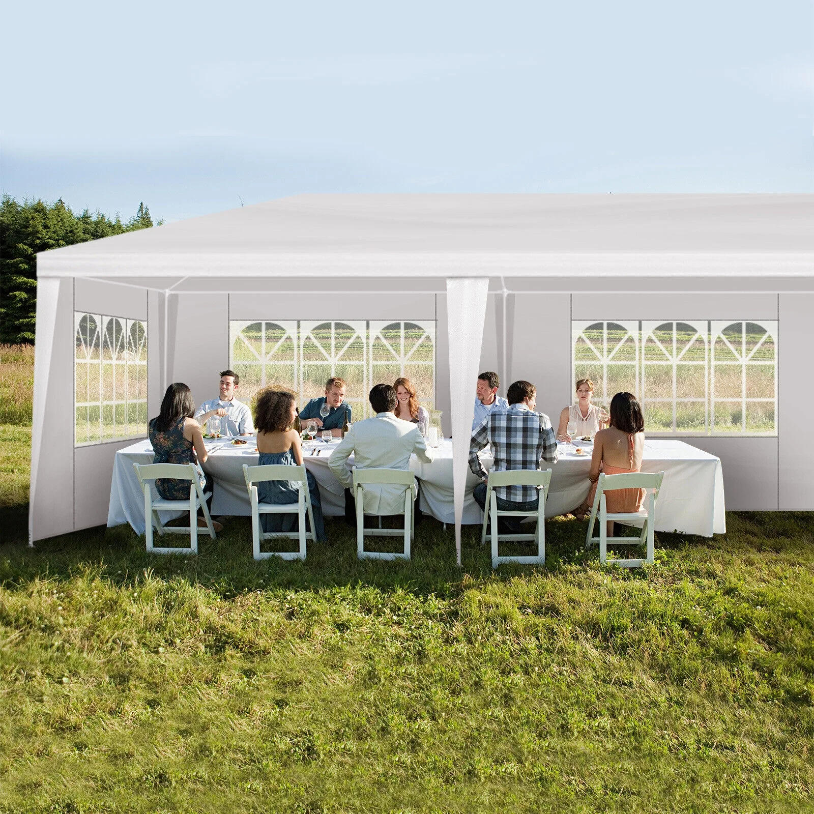 Veado 10'x30' Party Wedding Outdoor Patio Tent Canopy Heavy Duty Gazebo Pavilion - Image 11