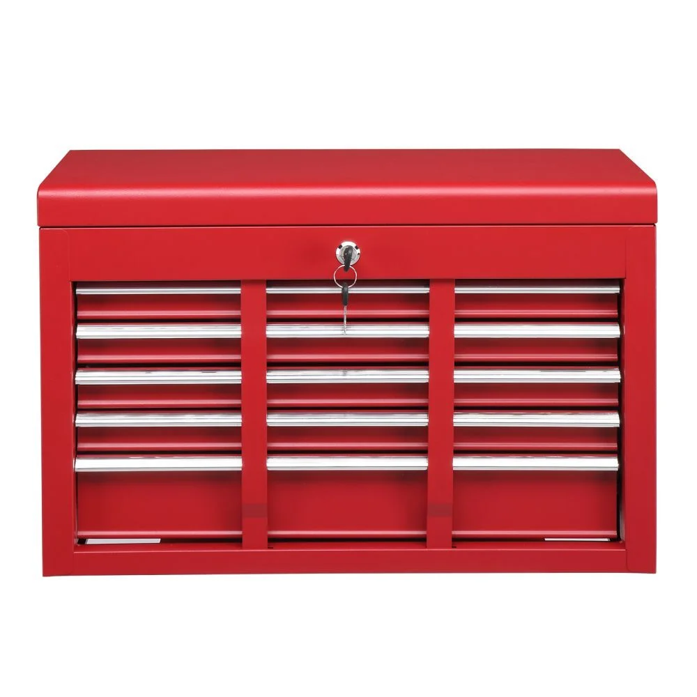 IVV 4-Drawer Rolling Tool Chest w/Lock & Key, Tool Storage Cabinet with Universal Wheels, Anti-Scratch Liners, Tool Organizer Box for Garage, Warehouse & Repair Shop, Red - Image 12