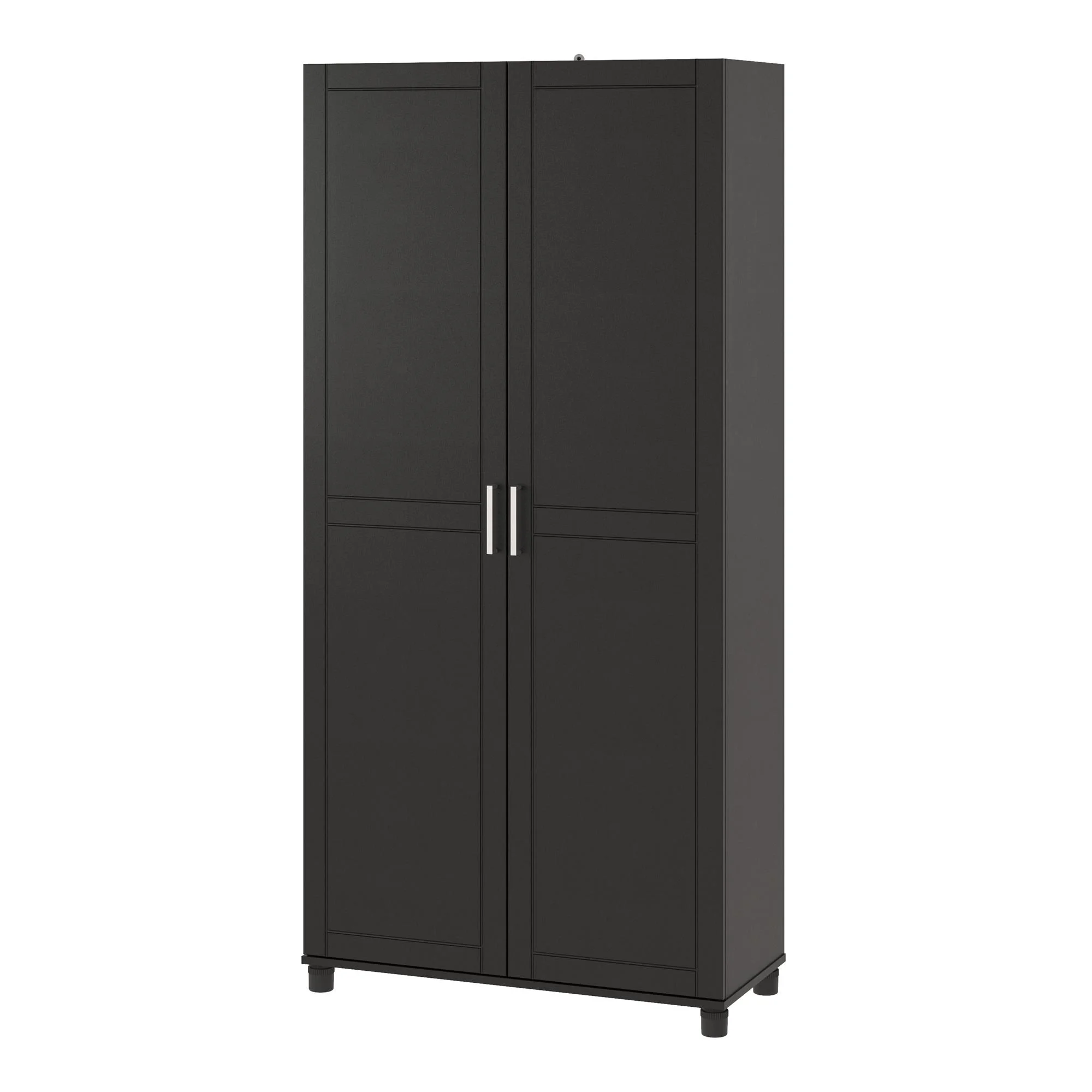 Callahan 36" Utility Storage Cabinet, Black - Image 8