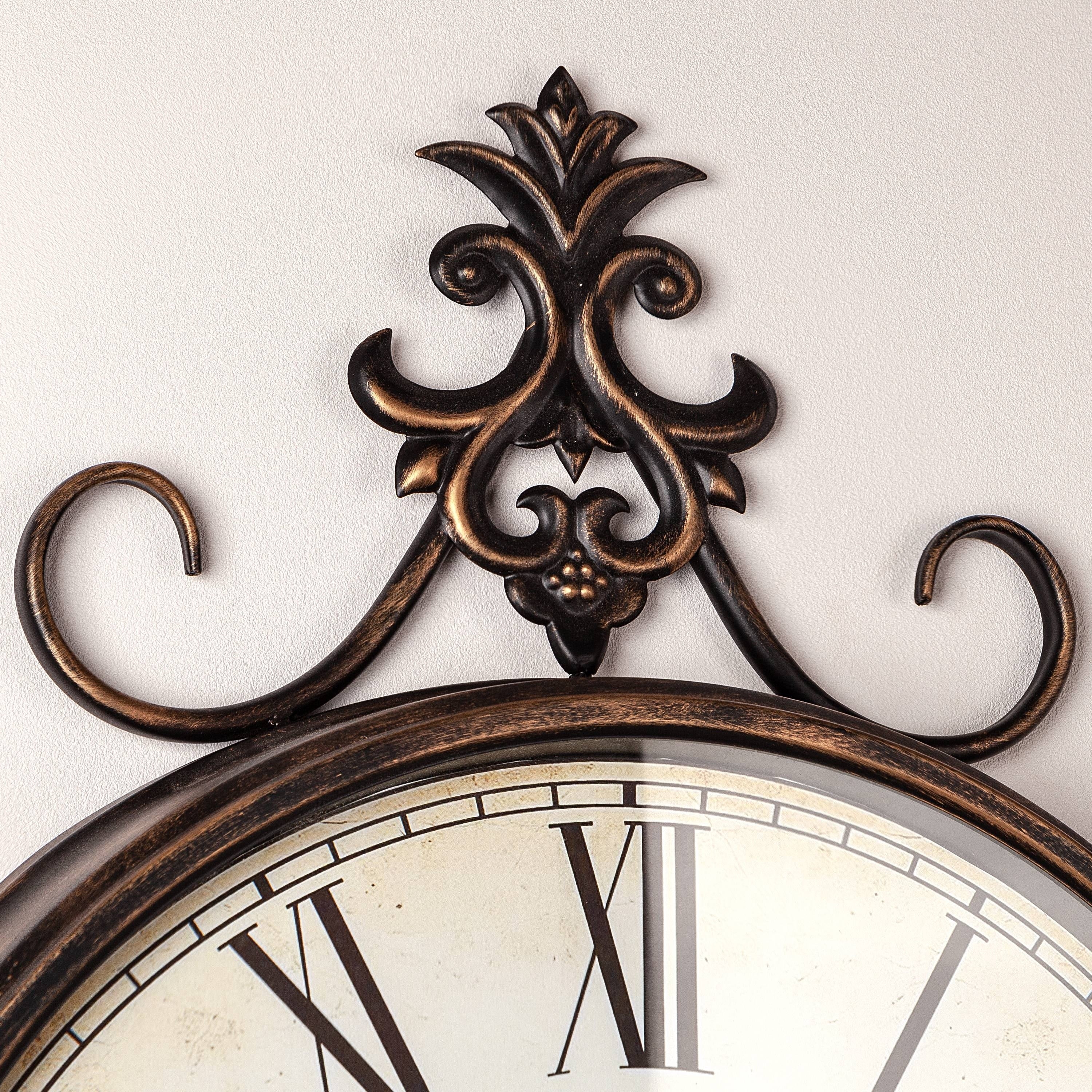 Large Antique Wall Clock, Vintage Decorative Hanging Clock for Living Room, Bedroom and Office - Image 8