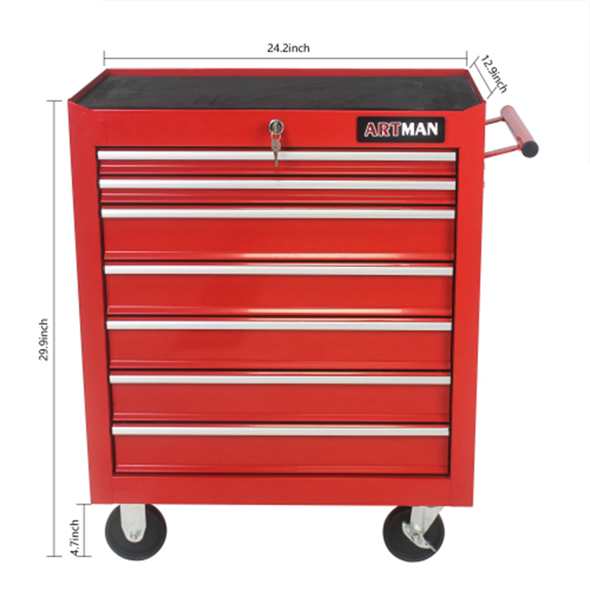 ARTMAN 7 Drawer Tool Rolling Storage Cart ,Tool Boxes Tool Chest with Wheels and Drawers for Garage Workshop Warehouse - Image 37