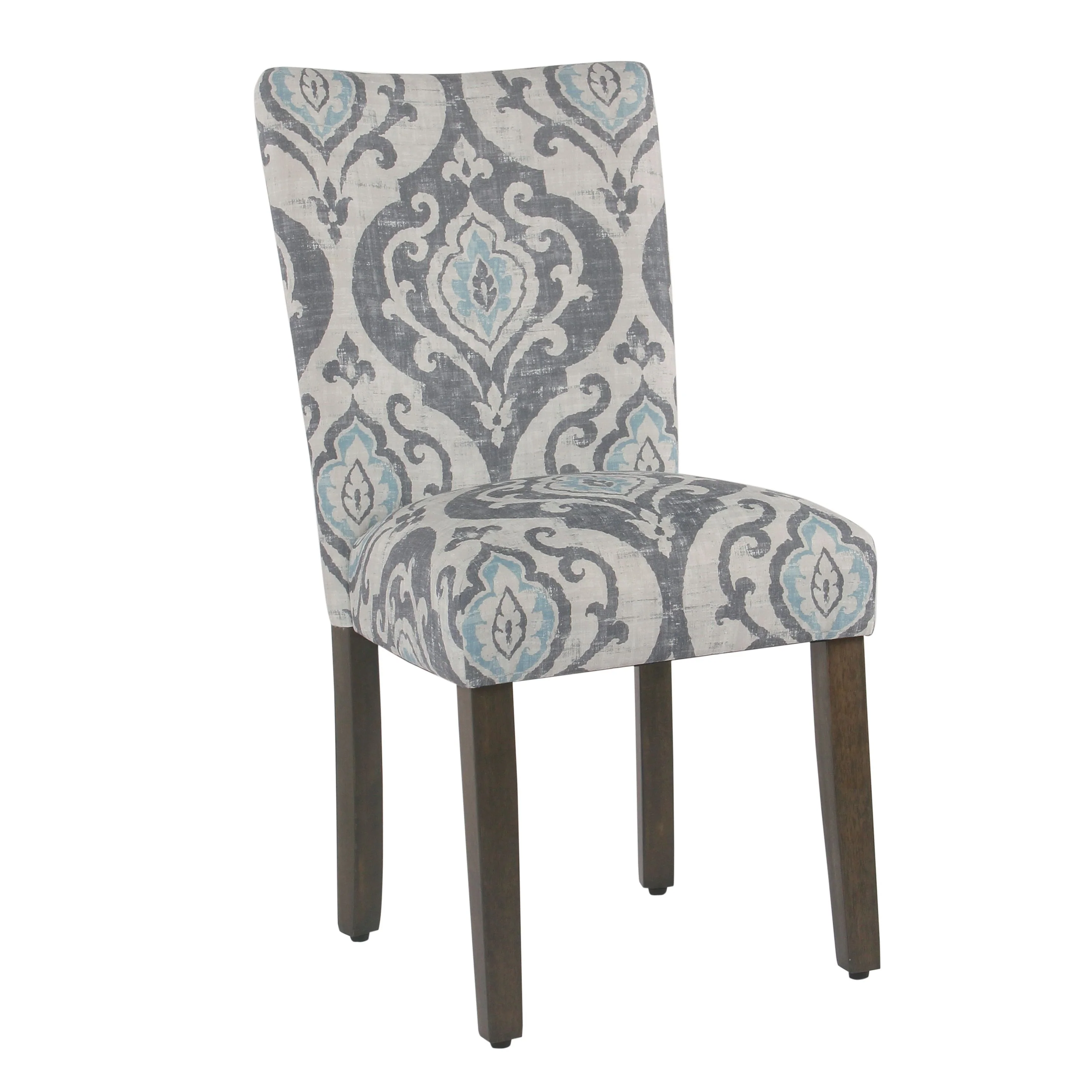 Set of 2 Upholstered Medallion Dining Chairs, Comfortable Parsons Style Chairs for Kitchen and Dining Room - Image 26
