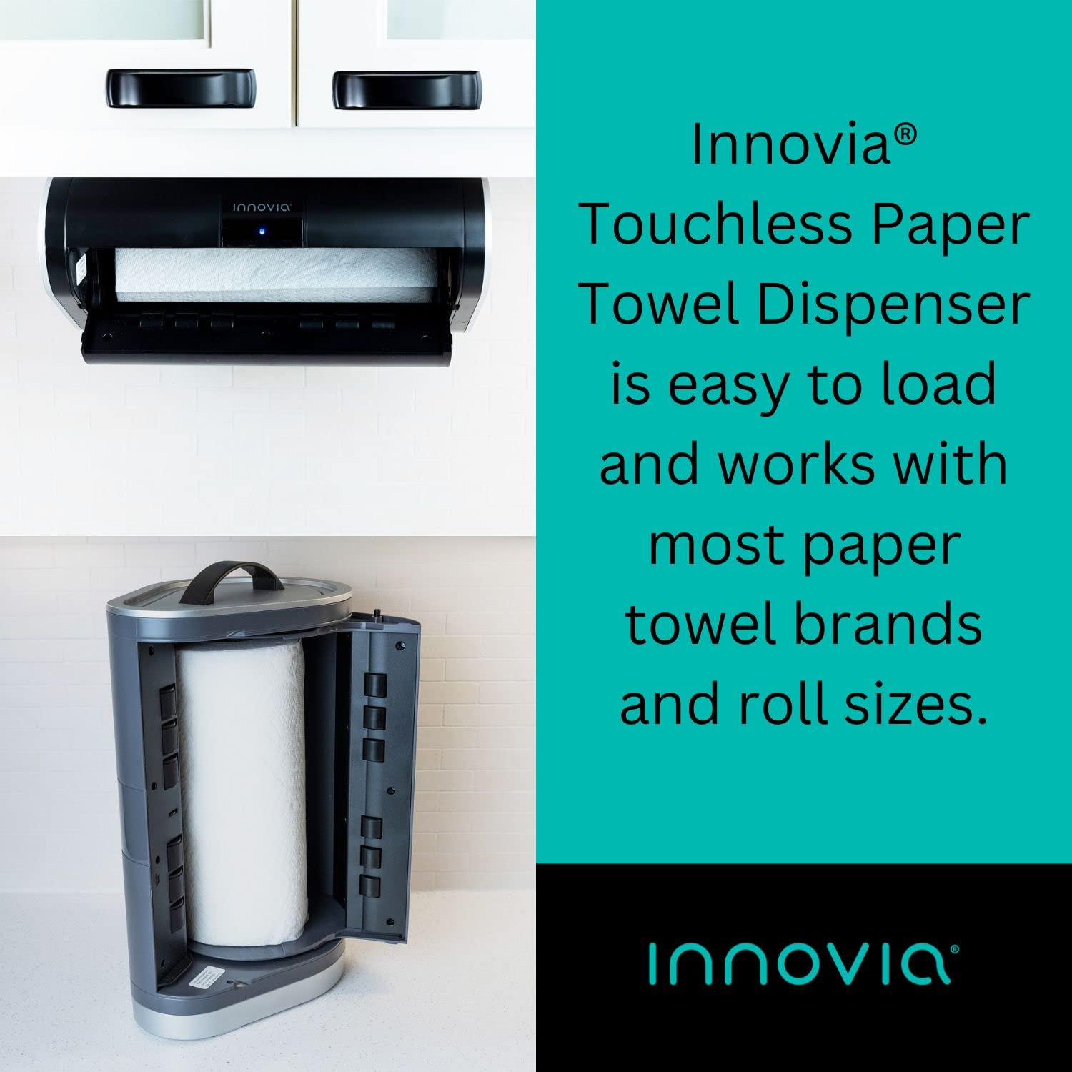 Countertop Touchless Paper Towel Dispenser in White - Image 6