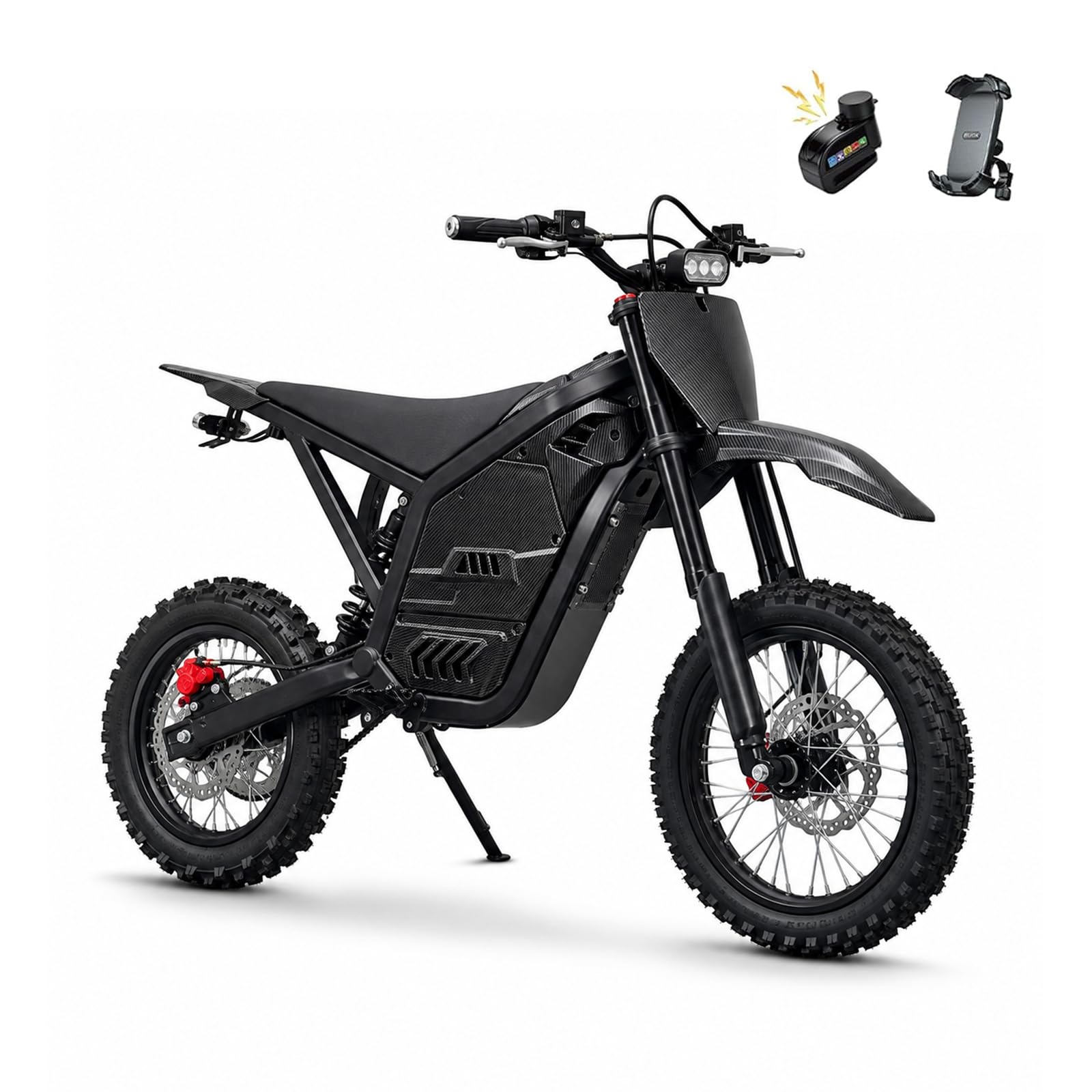 Electric Dirt Bike for Teens & Adults, 48V 20.8Ah 230Nm 40 Miles Range - Image 2