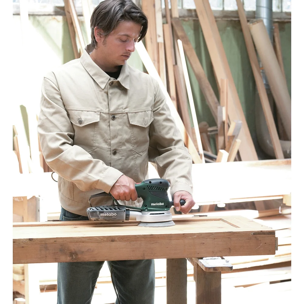 Metabo 6-Inch Variable Speed Dual Random Orbit Disc Sander - 8,400-22,000 Rpm - 3.4 Amp With Turbo Boost, Integrated Dust Collection - Image 13