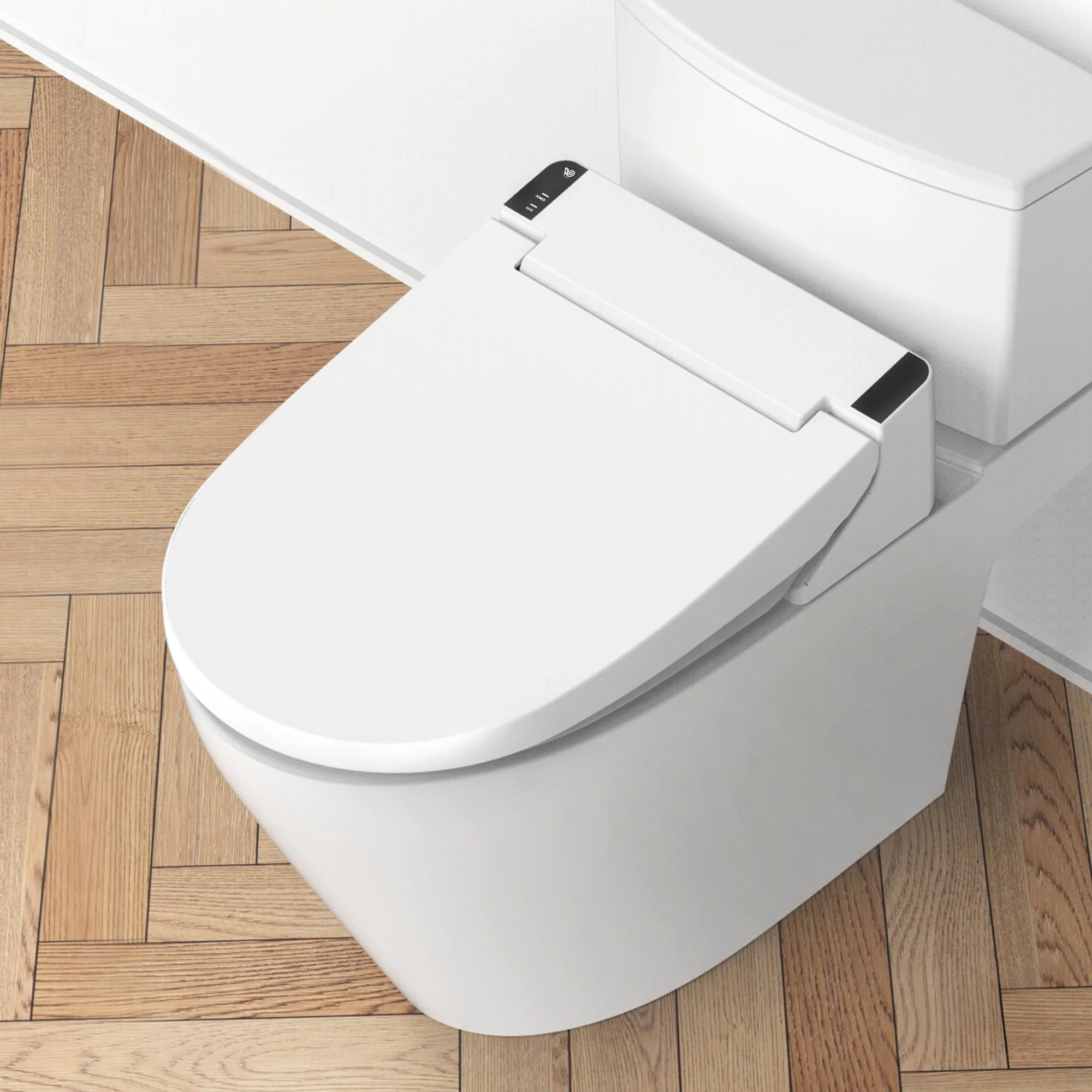 VOVO STYLEMENT VB-6000SE Electronic Bidet, Elongated, UV LED Sterilization, Heated Seat, Warm Dry and Water, Self Cleaning Full Stainless Nozzle, Made in Korea - White - Image 5