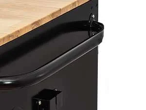 Rolling Tool Chest Extra-Deep 46In 9-Drawers, Mobile Tool Storage Cabinet/Work Bench with Wooden Top/Power Strip, Equipped with Casters, Handle, Liner, and Locking System, 1200 lbs Capacity - Image 12