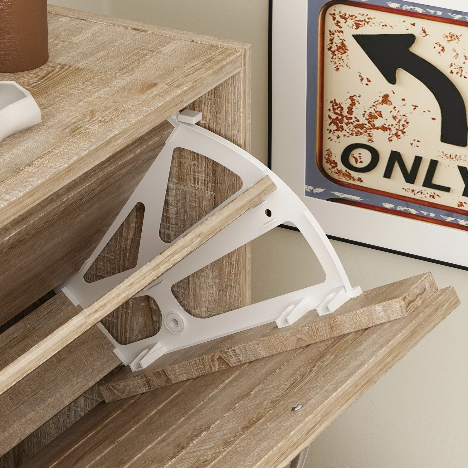 Modern Shoe Storage Cabinet for Entryway and Hallway, Space-Saving Shoe Organizer - Image 60