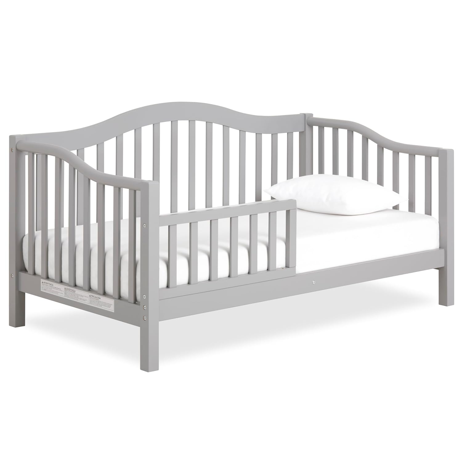 Wooden Toddler Day Bed for Kids, White - Image 2