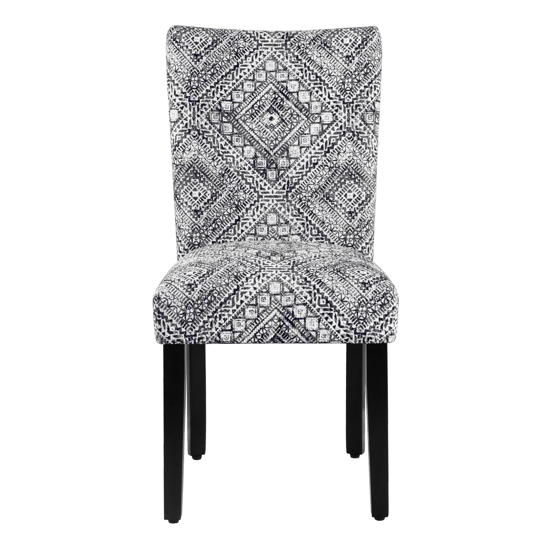 Set of 2 Upholstered Medallion Dining Chairs, Comfortable Parsons Style Chairs for Kitchen and Dining Room - Image 33
