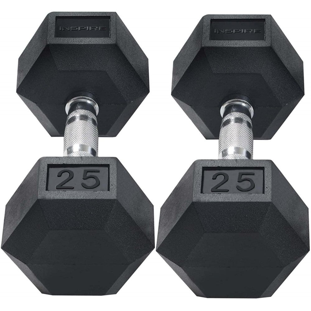 210 lb. (5-30 lb.) Rubber Dumbbell Set with 6 pair Vertical Rack - Image 3
