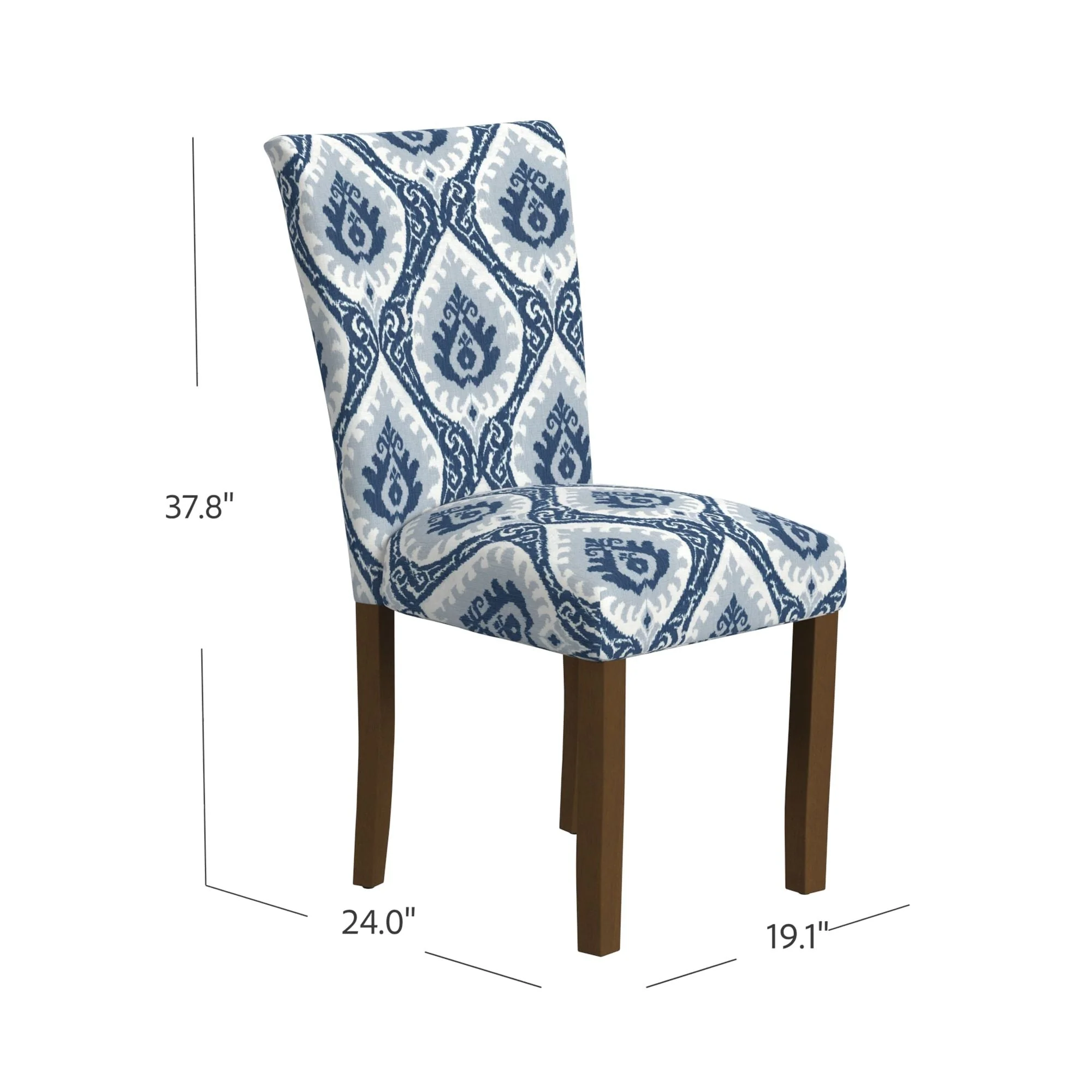 Set of 2 Upholstered Medallion Dining Chairs, Comfortable Parsons Style Chairs for Kitchen and Dining Room - Image 68