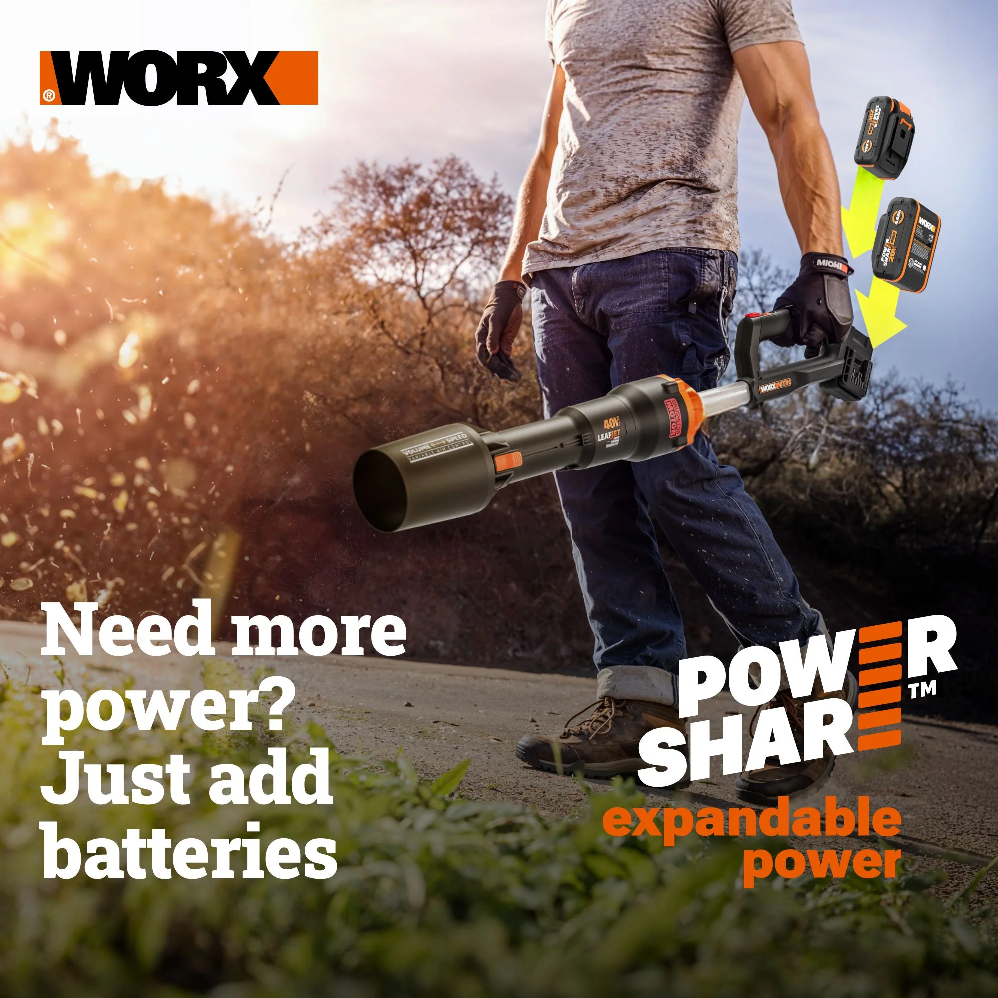 Worx WX291L.9 20V Power Share Cordless Impact Driver (Tool Only) - Image 7