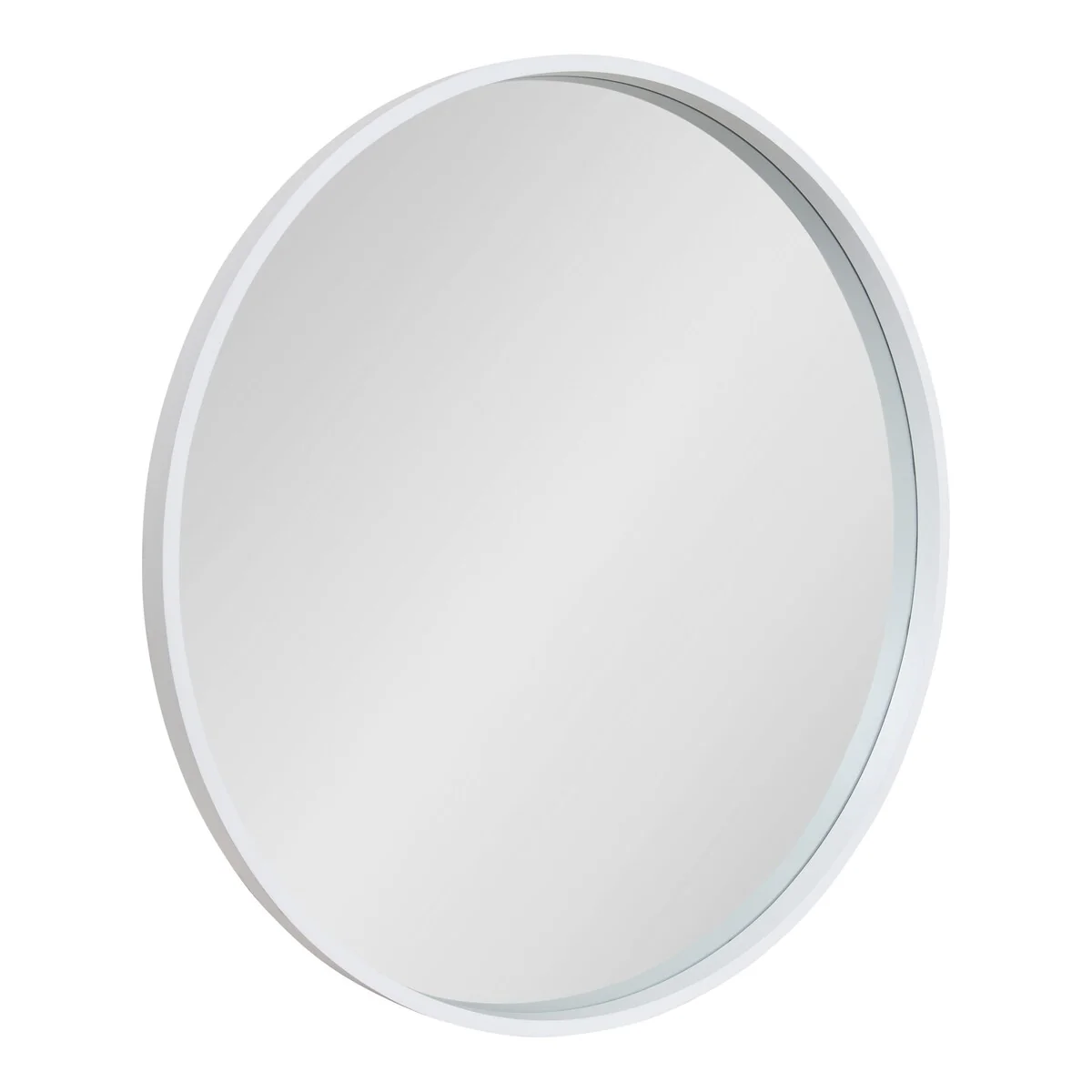 Round Wood Accent Wall Mirror, Modern Decorative Wooden Frame Mirror for Living Room, Bedroom and Entryway - Image 26