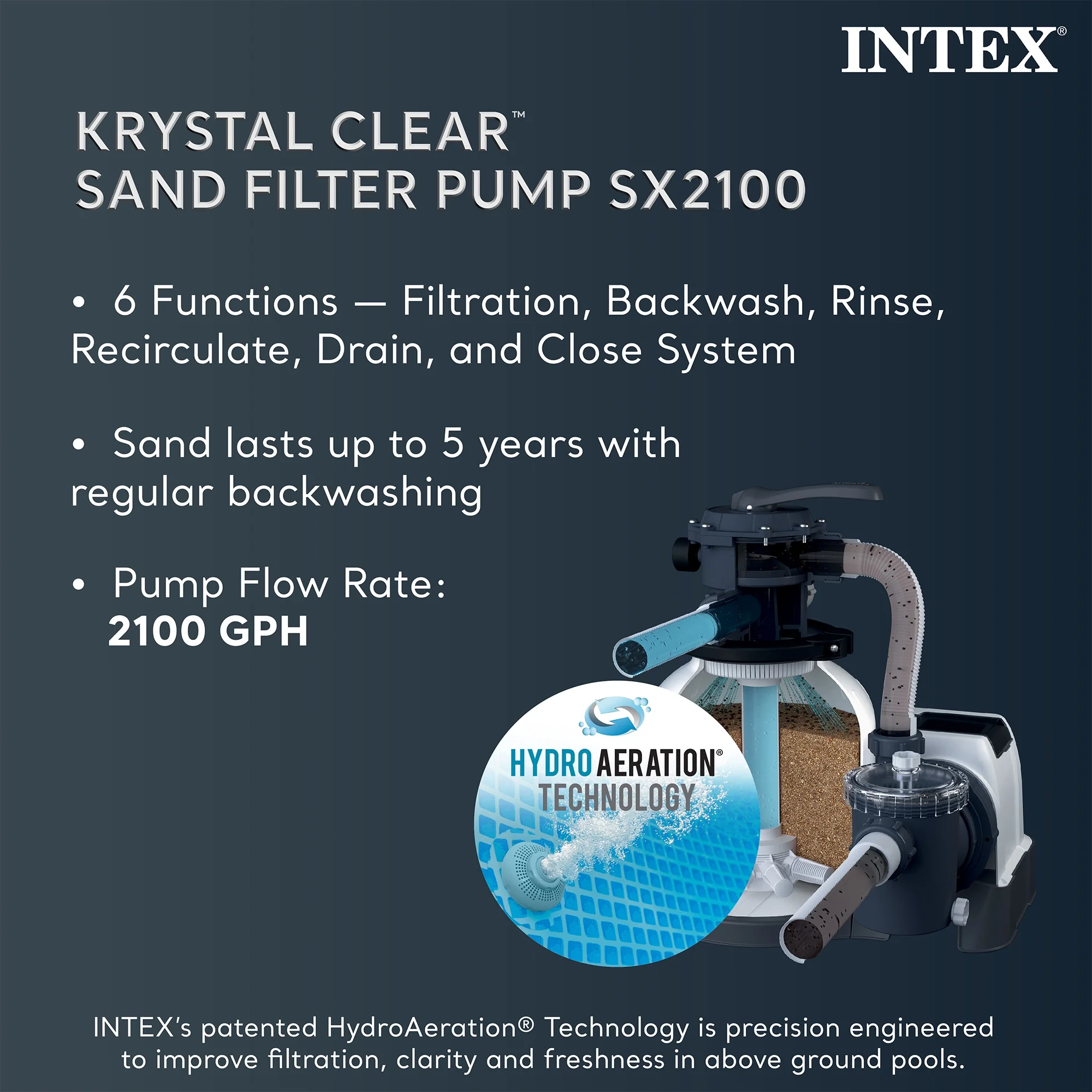 INTEX 18ft x 52in Ultra XTR Above Ground Swimming Pool, Sand Filter Pump, & Cleaning Maintenance Kit - Image 9
