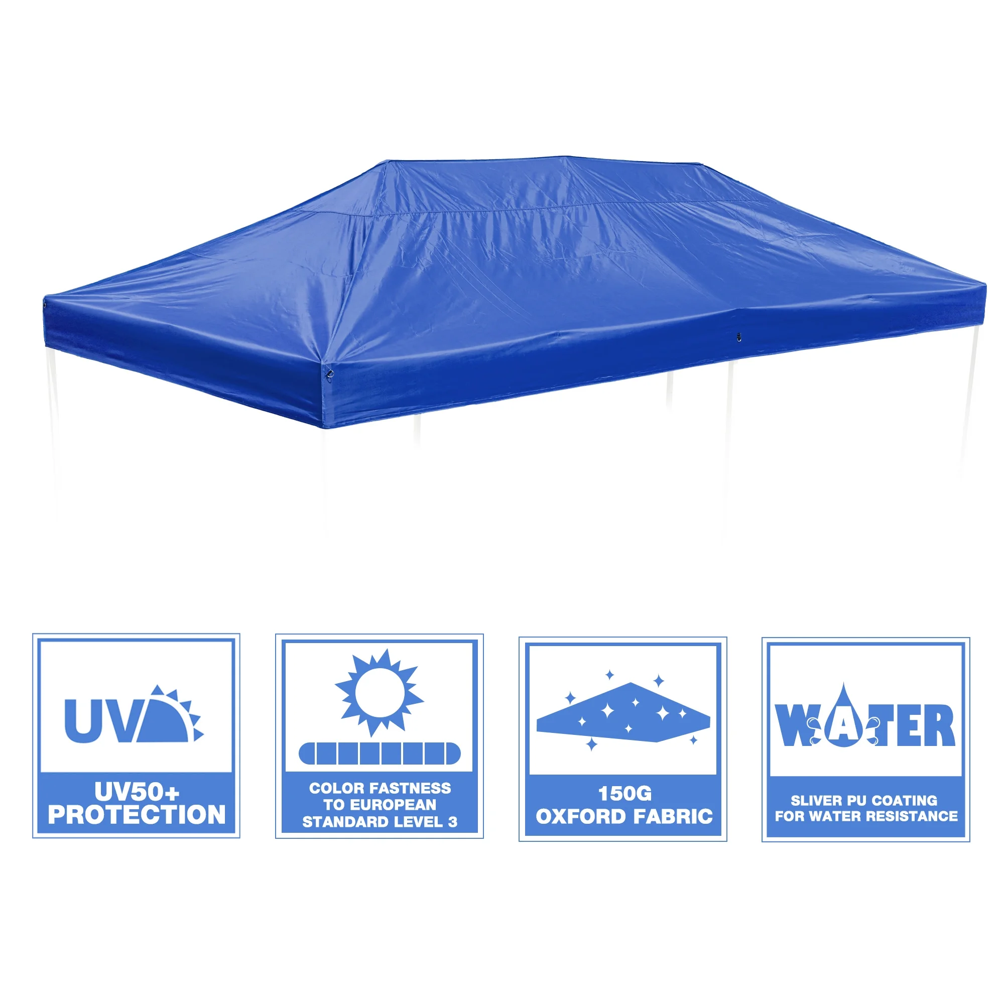 InstaHibit 10x20Ft Replacement Pop up Canopy Top Sunshade Cover Outdoor Patio - Image 67