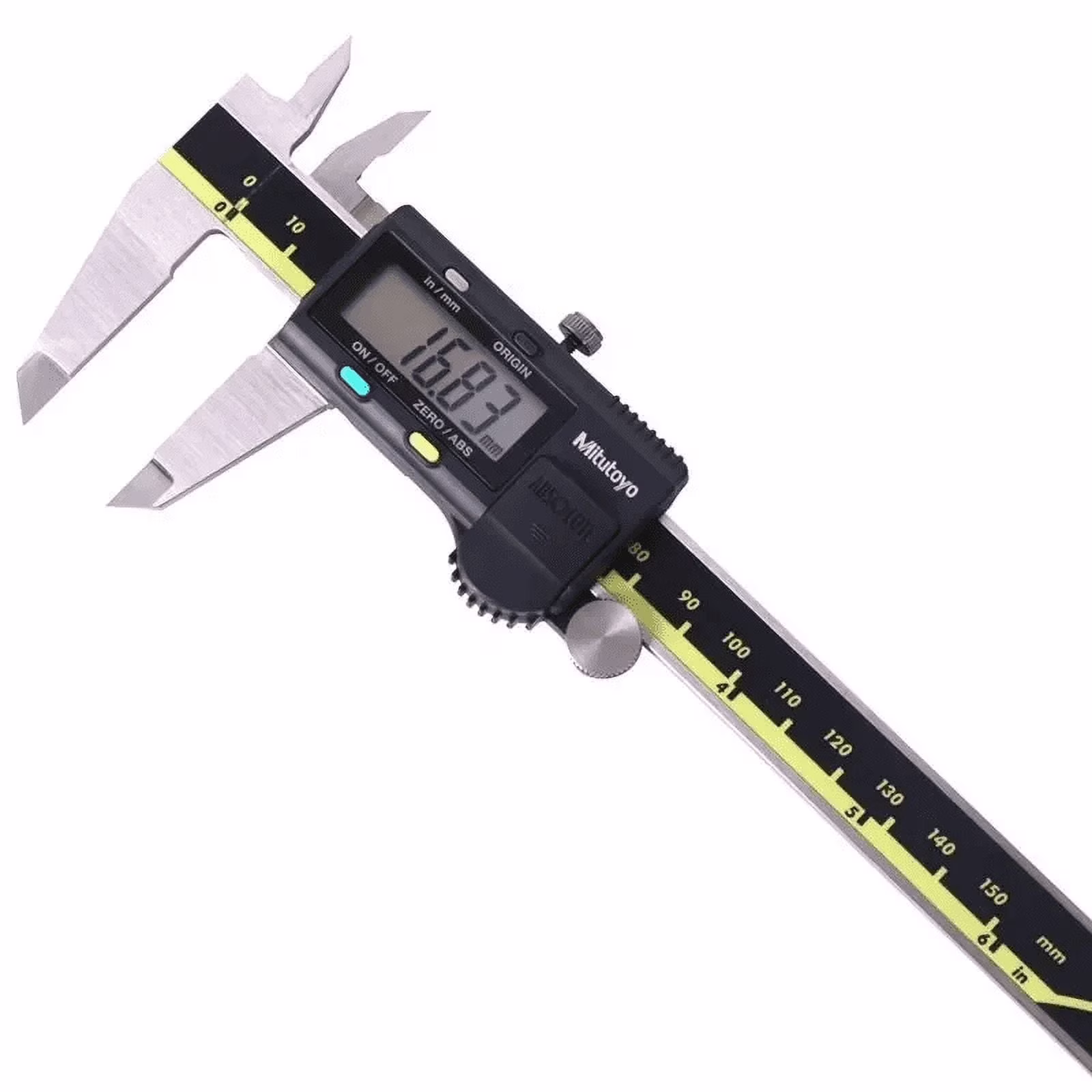 Mitutoyo 500-193-30 Advanced Onsite Sensor AOS Digital Caliper LCD Vernier Caliper Stainless Steel Measuring Tools 500 Series, 0" to 12"/0 to 300mm Measuring Range, 0.0005"/0.01mm Resolution, AOS - Image 4
