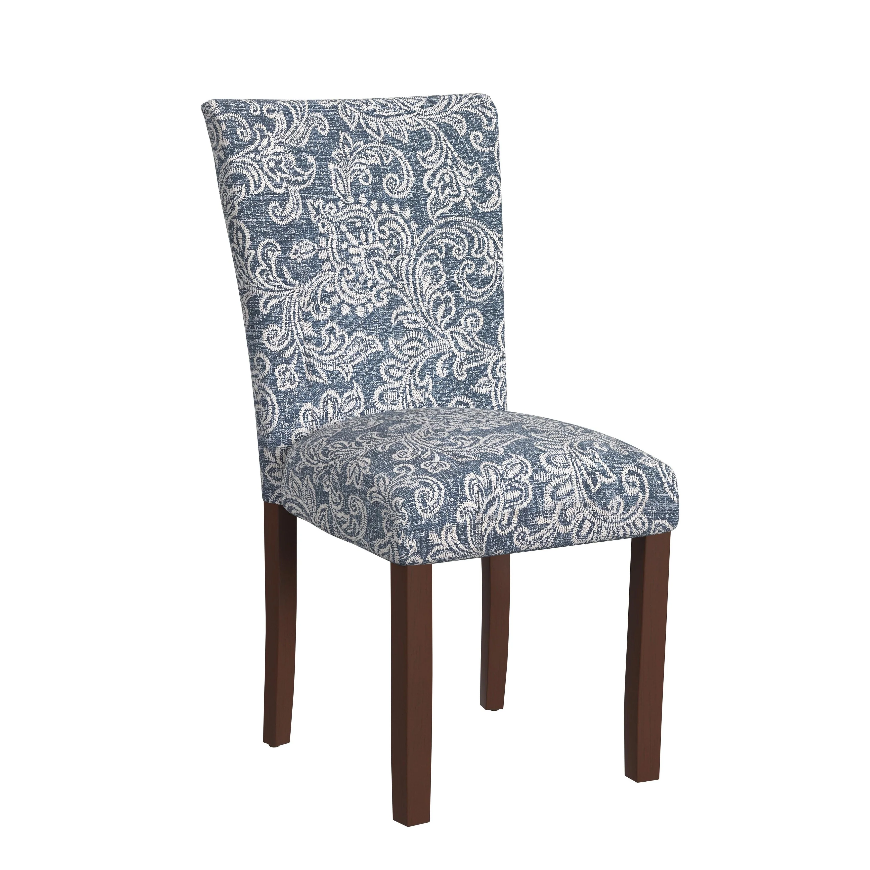 Set of 2 Upholstered Medallion Dining Chairs, Comfortable Parsons Style Chairs for Kitchen and Dining Room - Image 41