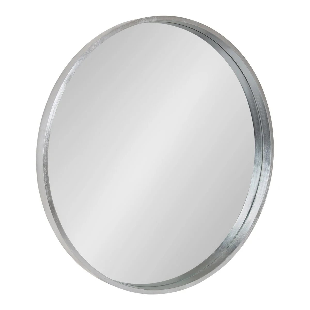 Round Wood Accent Wall Mirror, Modern Decorative Wooden Frame Mirror for Living Room, Bedroom and Entryway - Image 19