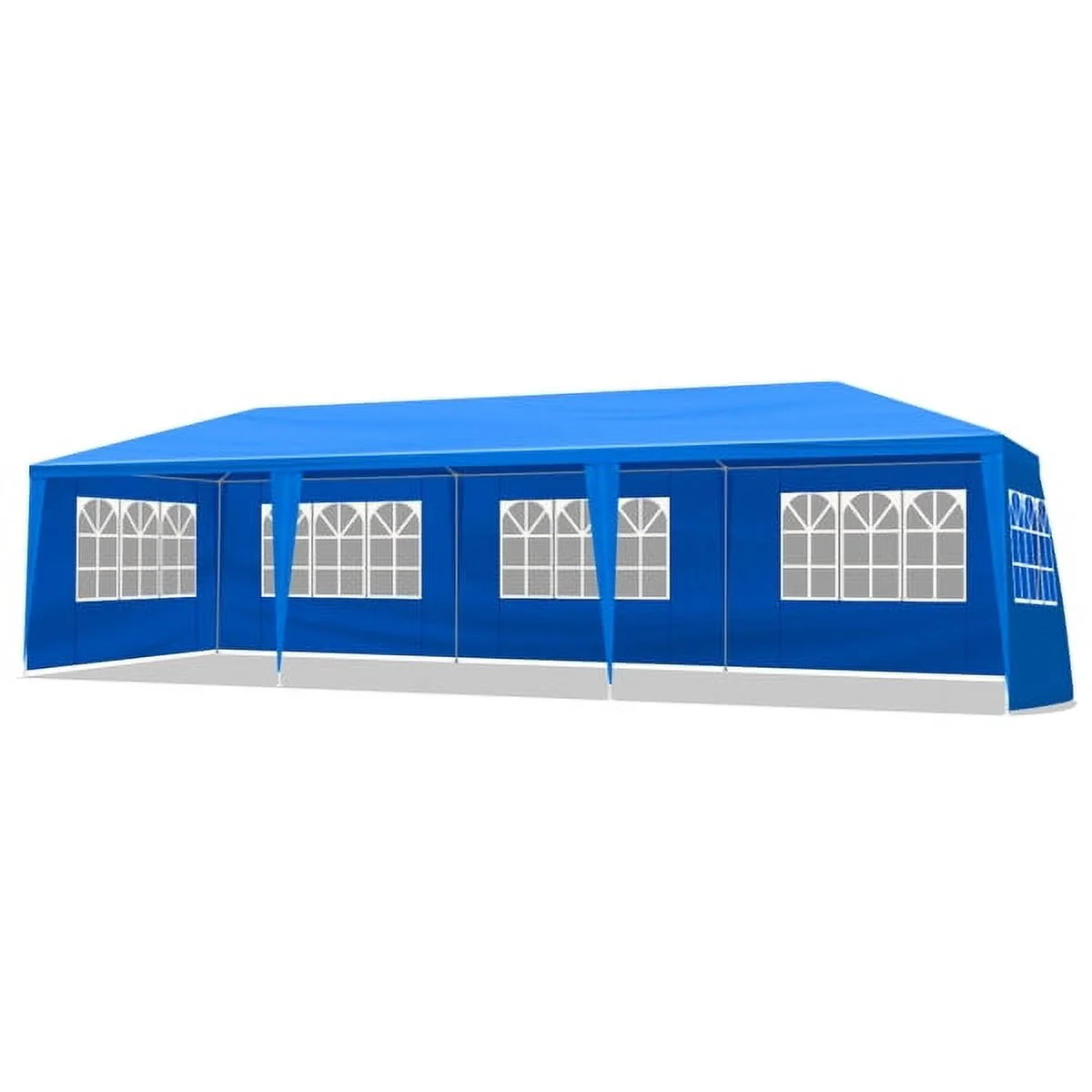 ALFRESCO 10'x30' Waterproof Outdoor Party Tent with 8 Removable Sidewalls - Perfect for Patio Weddings, Blue - Image 4
