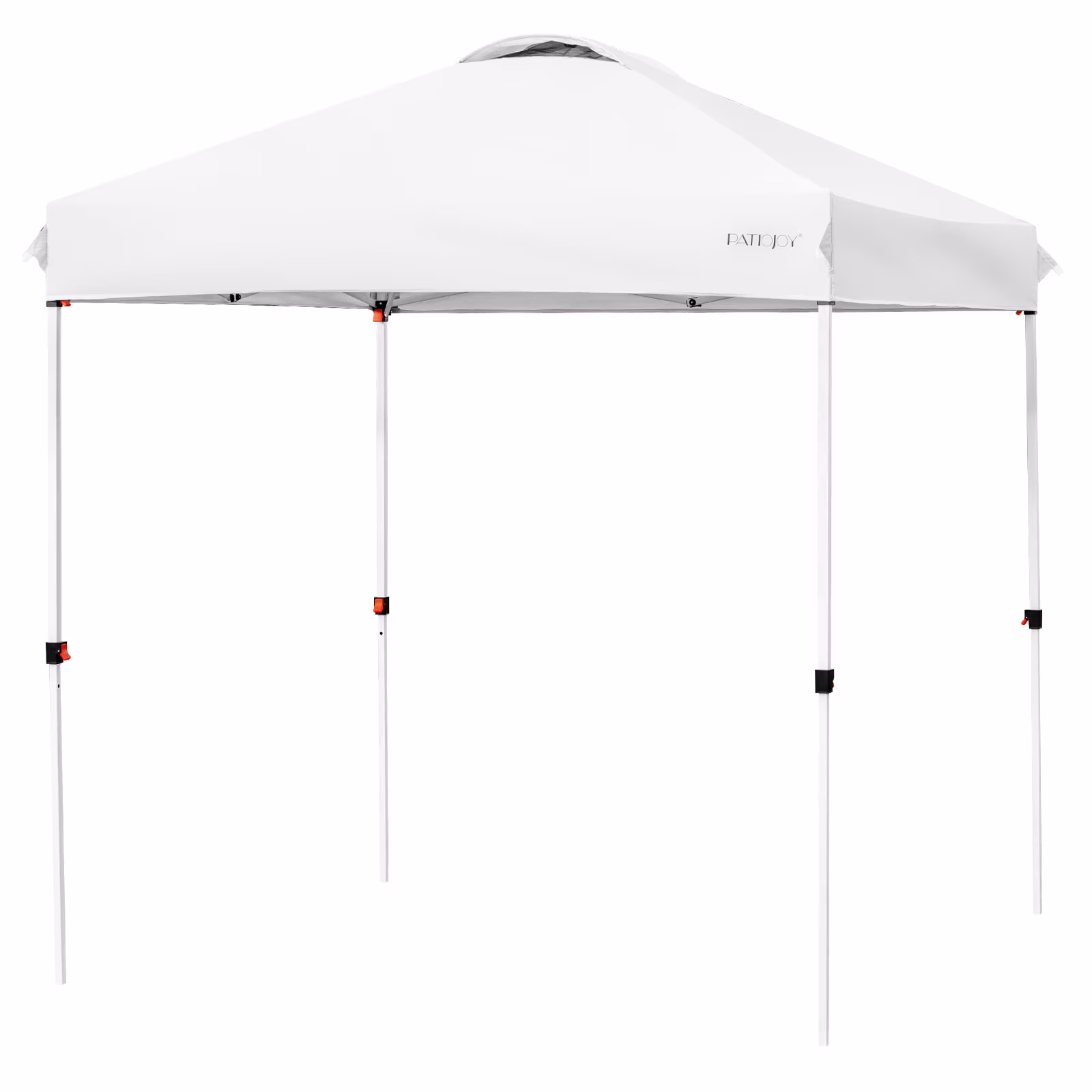 Patiojoy 6.6-?x 6.6-?Pop-up Canopy Tent Outdoor Camping Sun Shelter w/ Portable Roller Bag & 4 Weight Bags Blue - Image 5
