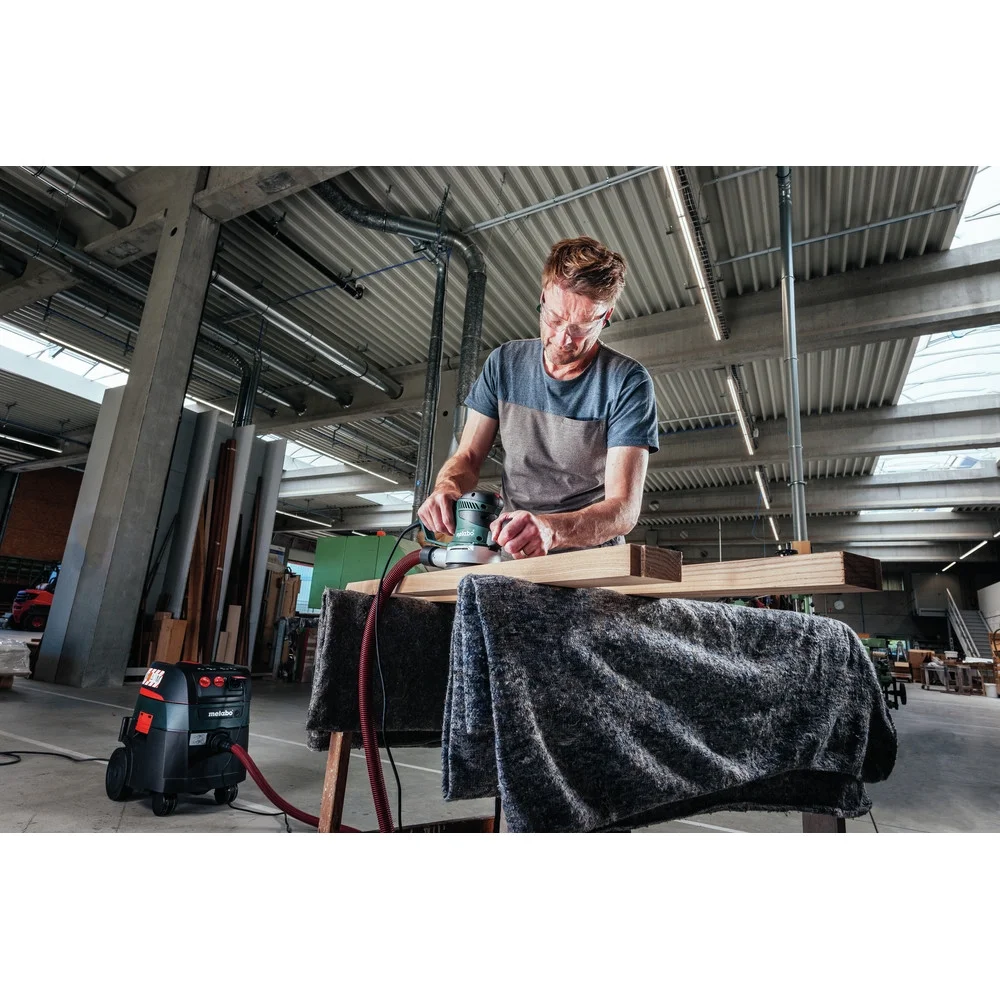 Metabo 6-Inch Variable Speed Dual Random Orbit Disc Sander - 8,400-22,000 Rpm - 3.4 Amp With Turbo Boost, Integrated Dust Collection - Image 15
