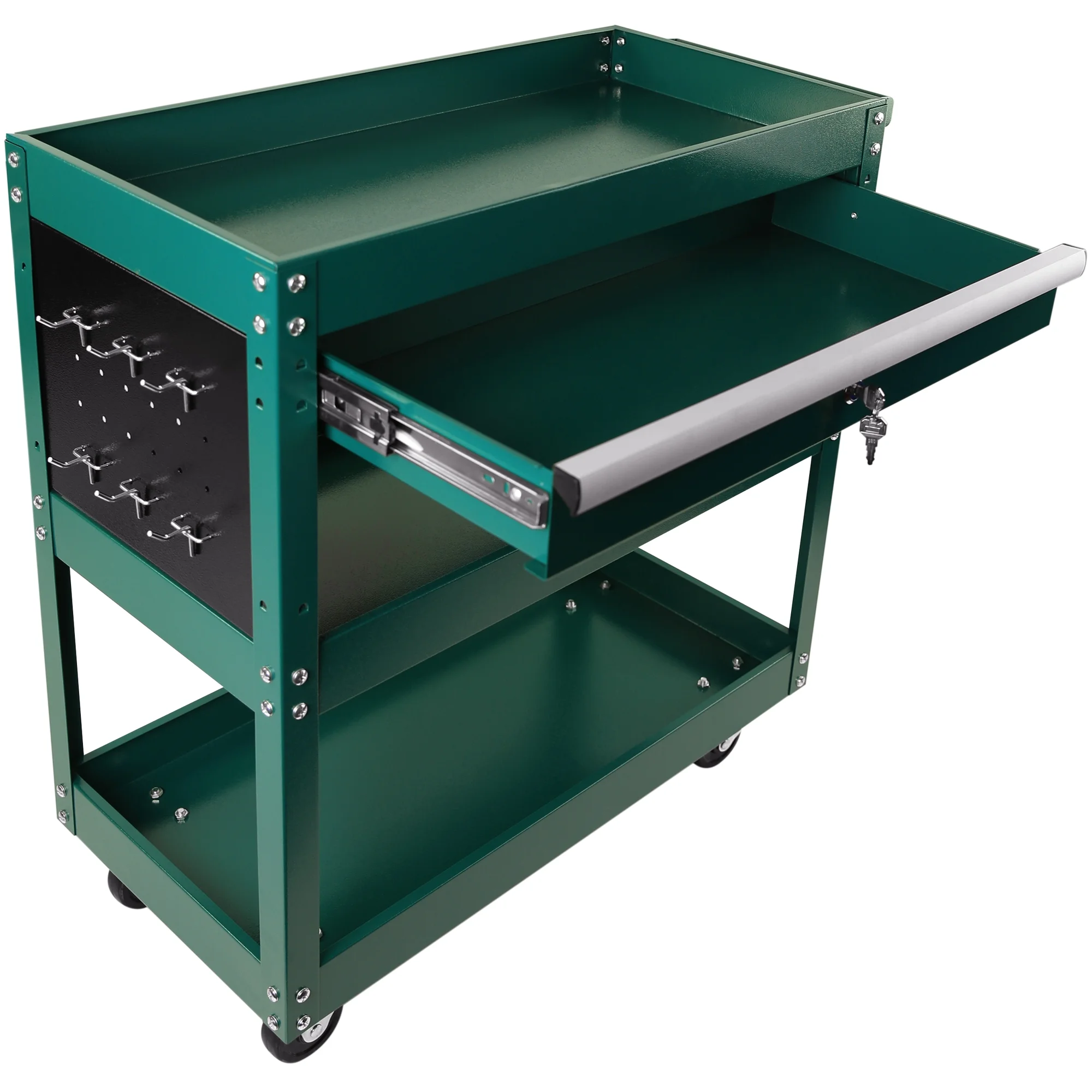 DUOSONG 5-Drawer Rolling Tool Chest, High Capacity Tool Storage Cabinet W/Lockable Wheels, Adjustable Shelf & Anti-Slip Liner, Detachable Tool Box Organizer, Rolling Tool Cabinet Blue Steel Tools & - Image 26