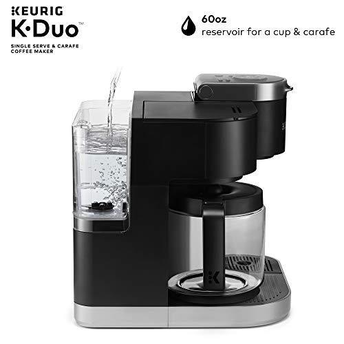 Single-Serve and 12-Cup Carafe Drip Coffee Brewer, Black - Image 7