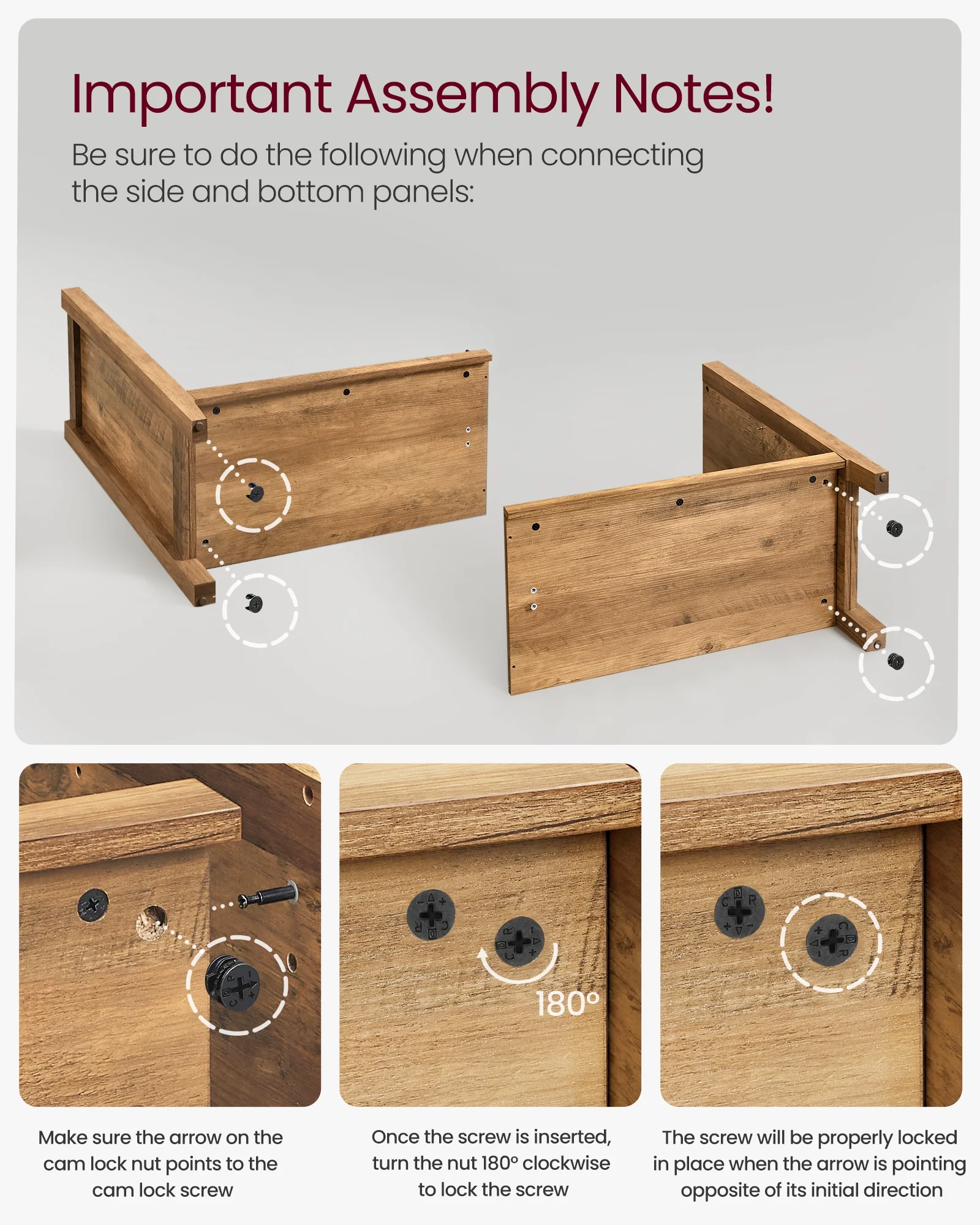 Buffet Cabinet Sideboard Storage Cabinet with Adjustable Shelves for Living Room Rustic Walnut - Image 10