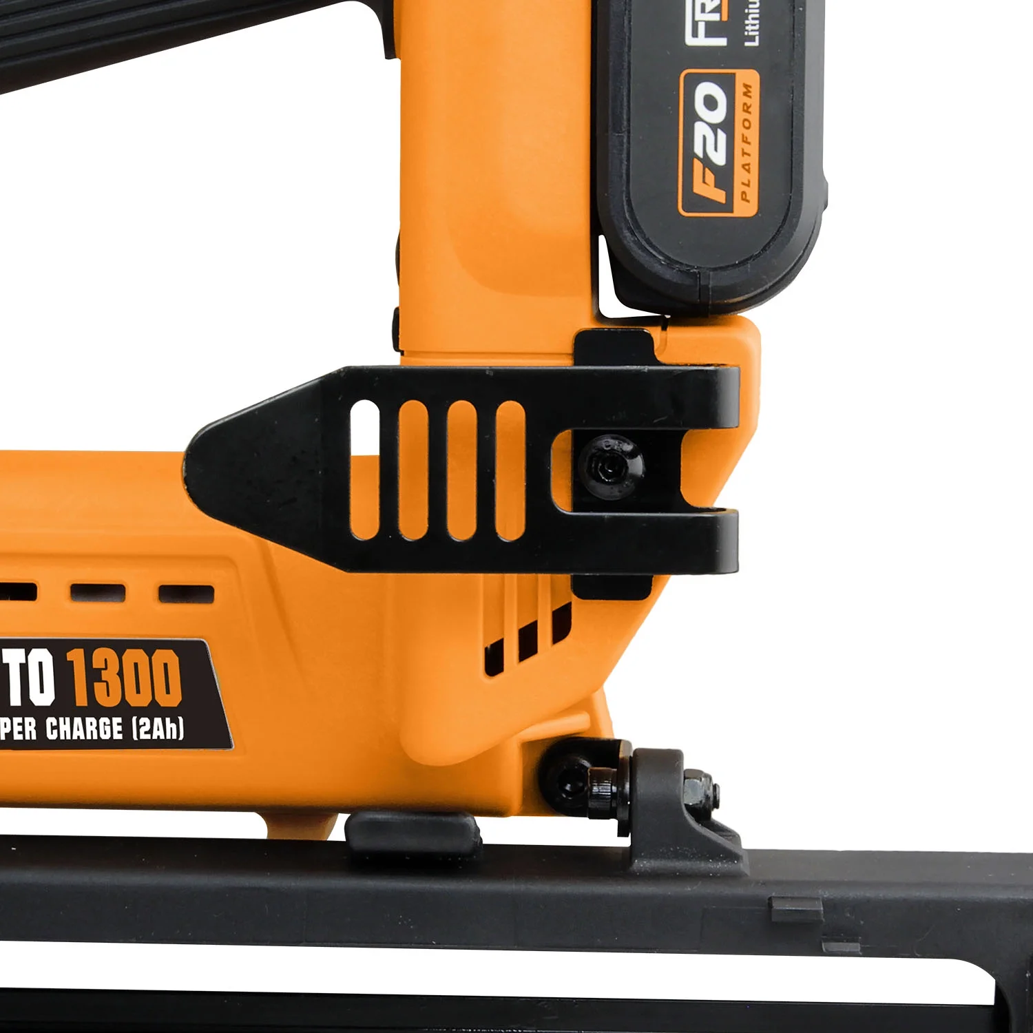 Freeman PE20VFN64 20 Volt Cordless 16-Gauge 2-1/2" Straight Finish Nailer Kit with Lithium Ion Battery, Charger, Bag, and Nails (200 Count) -C 1300 Shots per Charge - Image 5