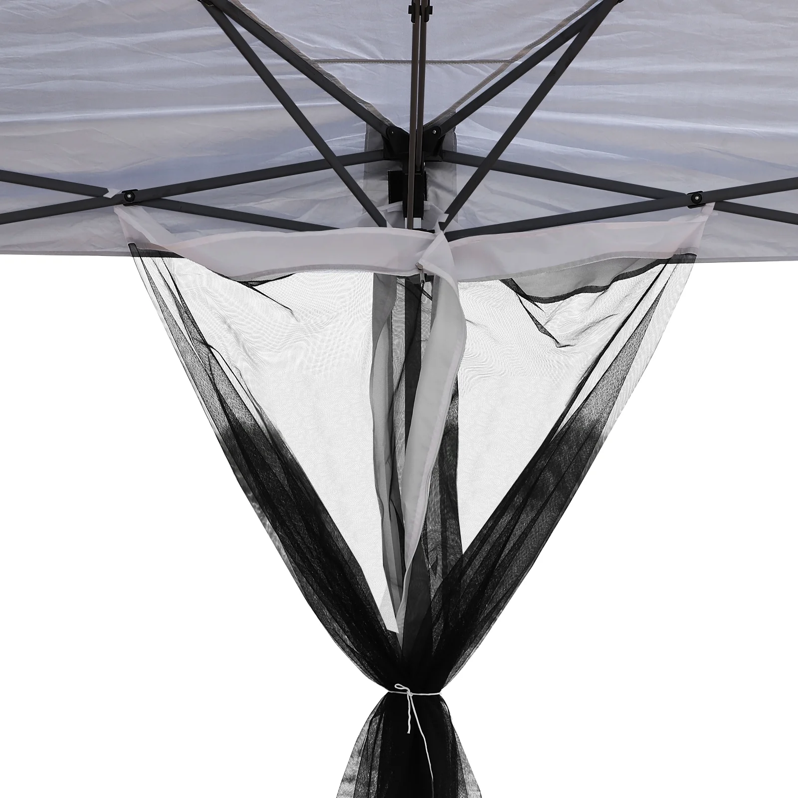 Outsunny 10' x 20' Pop Up Canopy Tent with Netting, Heavy Duty Large Party Tent, Instant Sun Shelter with Carry Bag for Backyard Garden Patio, Beige - Image 19